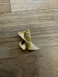Vintage Claude Montana Gold-Tone Sculptural Brooch, 5 cm, Very Good Condition