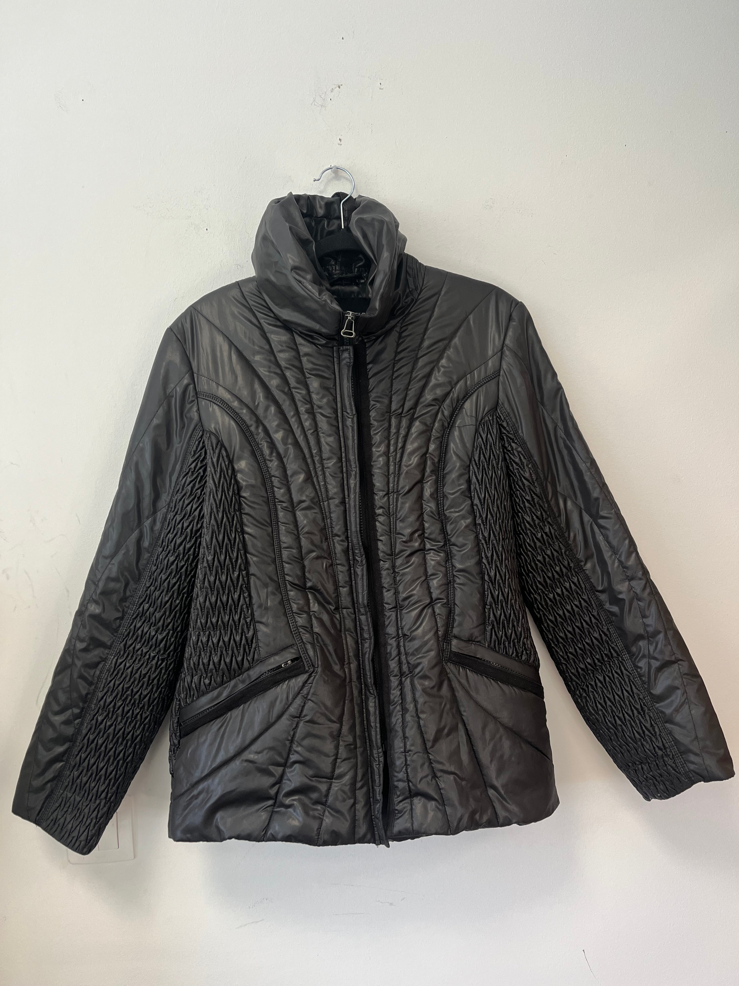 WINDFIELD COLLECTION Steppjacke Damen – Schwarz, Gr. 42, Guter Zustand