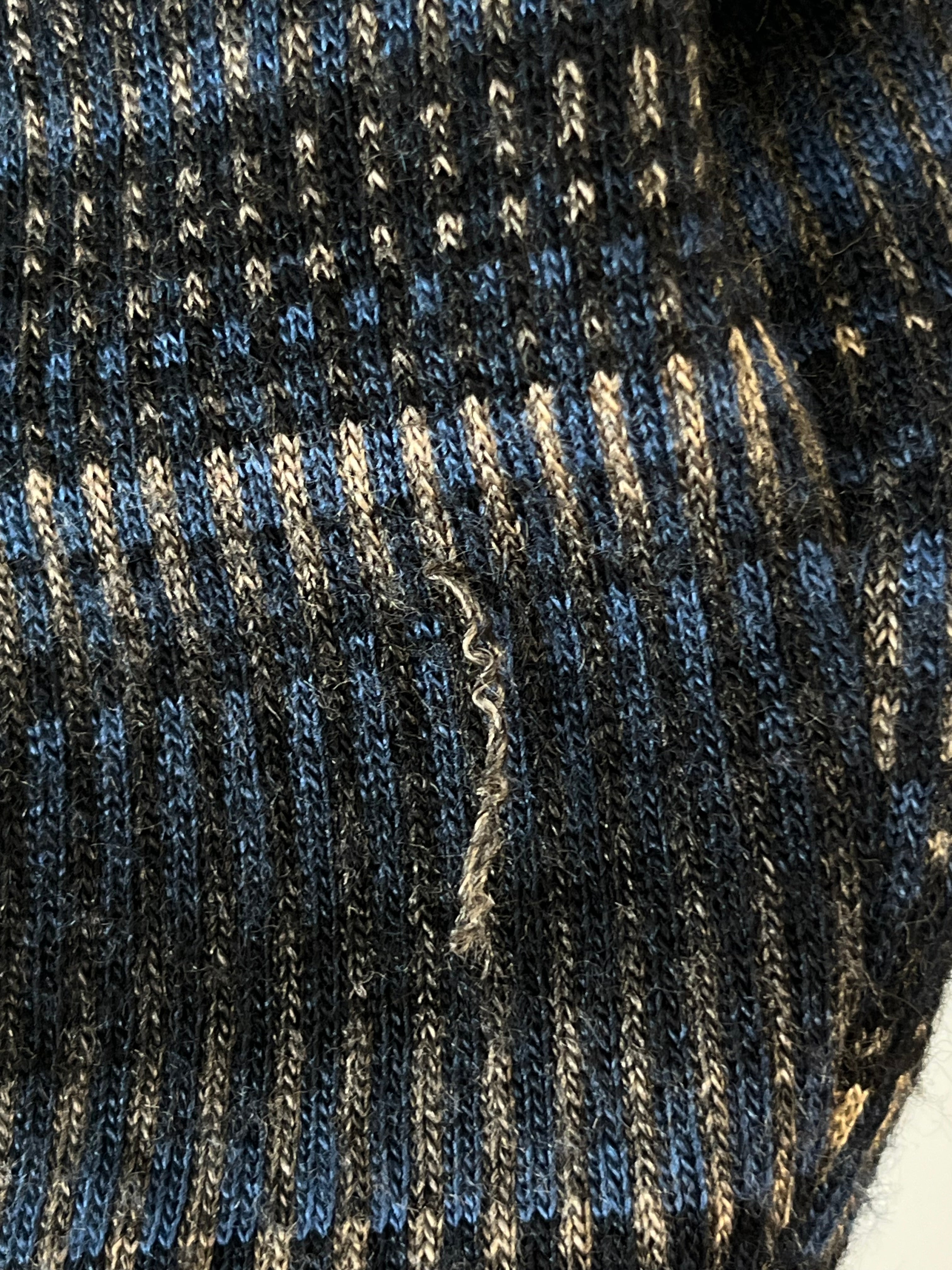 Baldessarini Rollkragenpullover – Wollmix, Blau, Gestreift, Gr. 52, Gut