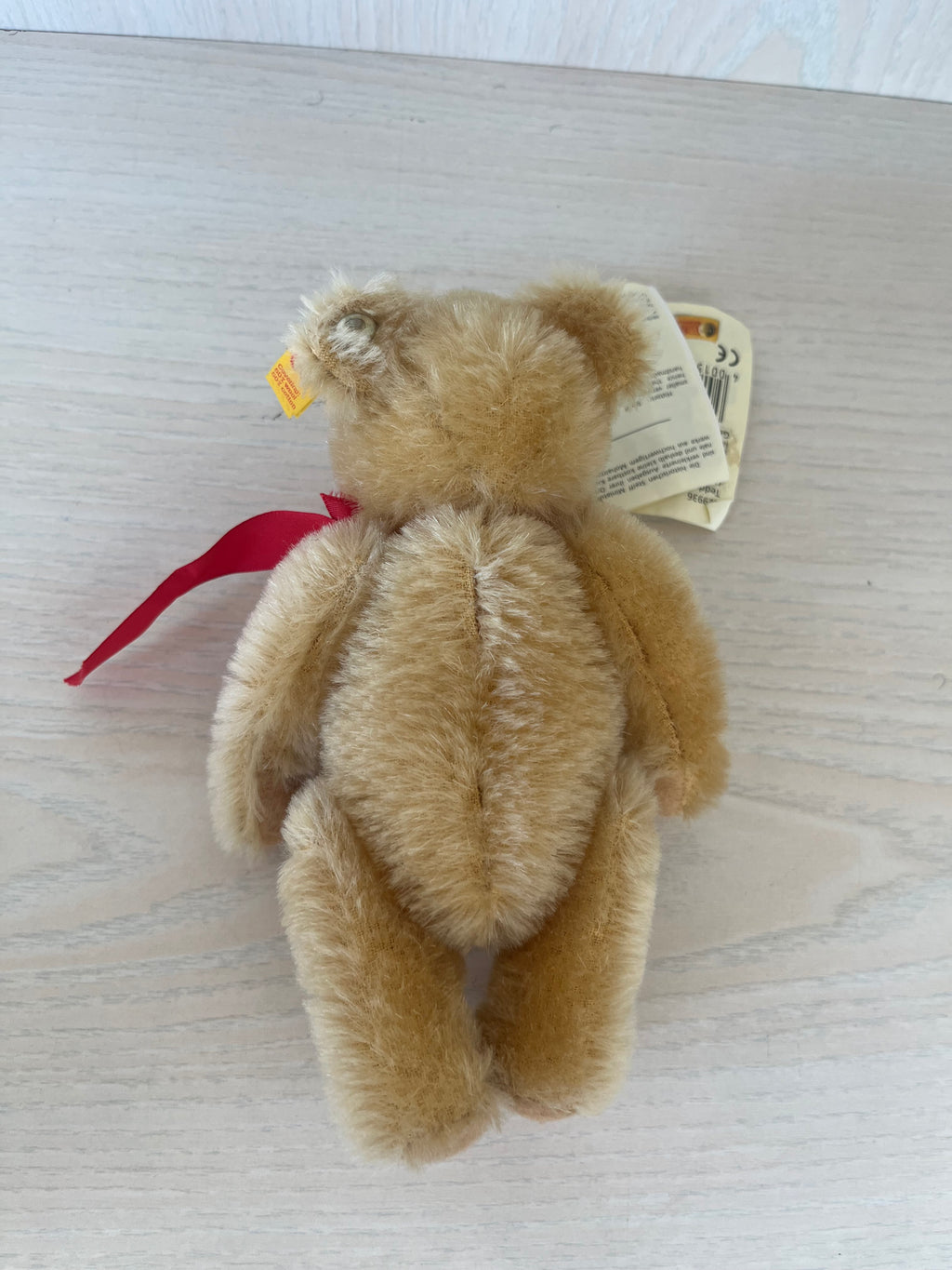 Steiff Replica Teddybär – EAN 029936, Mohair, 18 cm, Blond, Wie Neu
