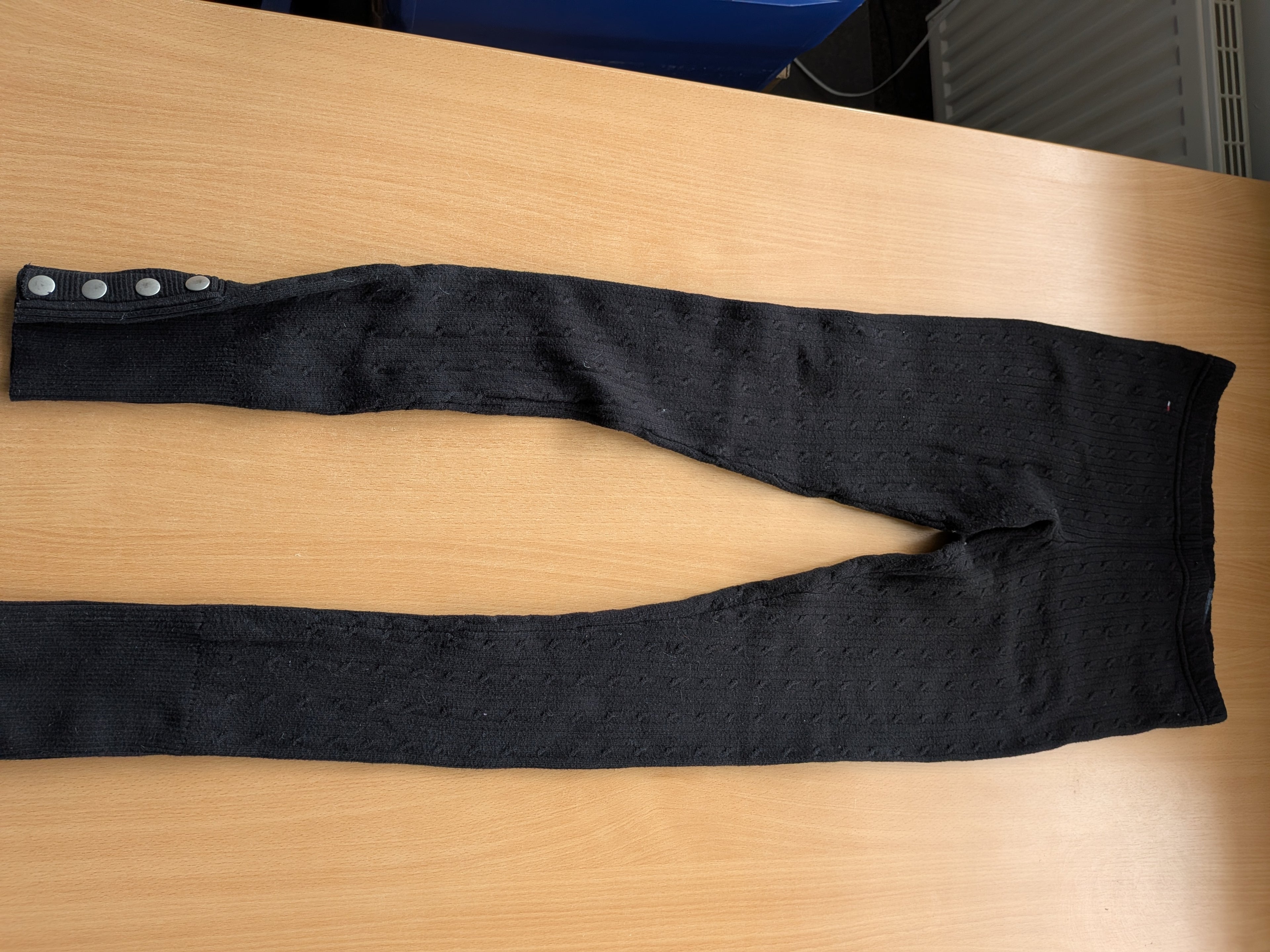 Hilfiger Denim Leggings, Schwarz, Gr. M, Sehr Gut