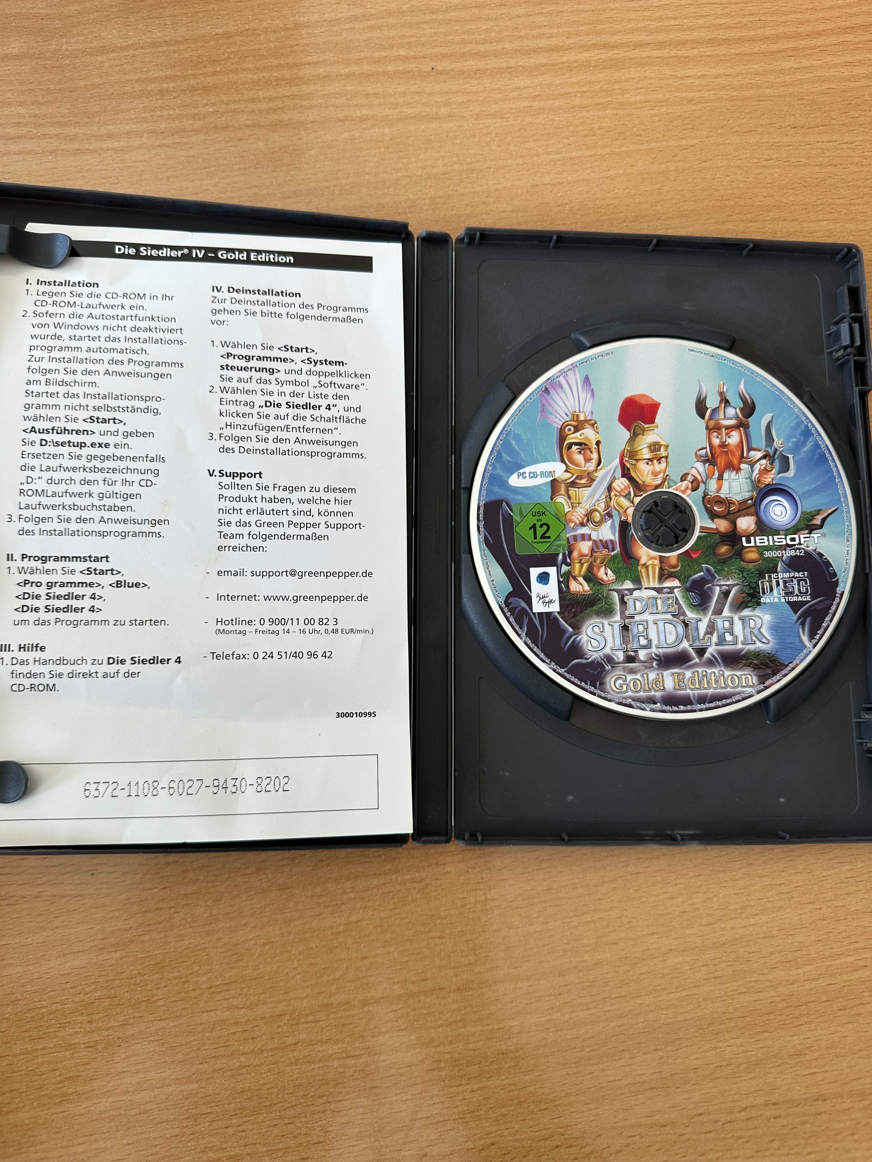 The Settlers IV Gold Edition (Green Pepper) • PC CD-ROM • German • Very Good