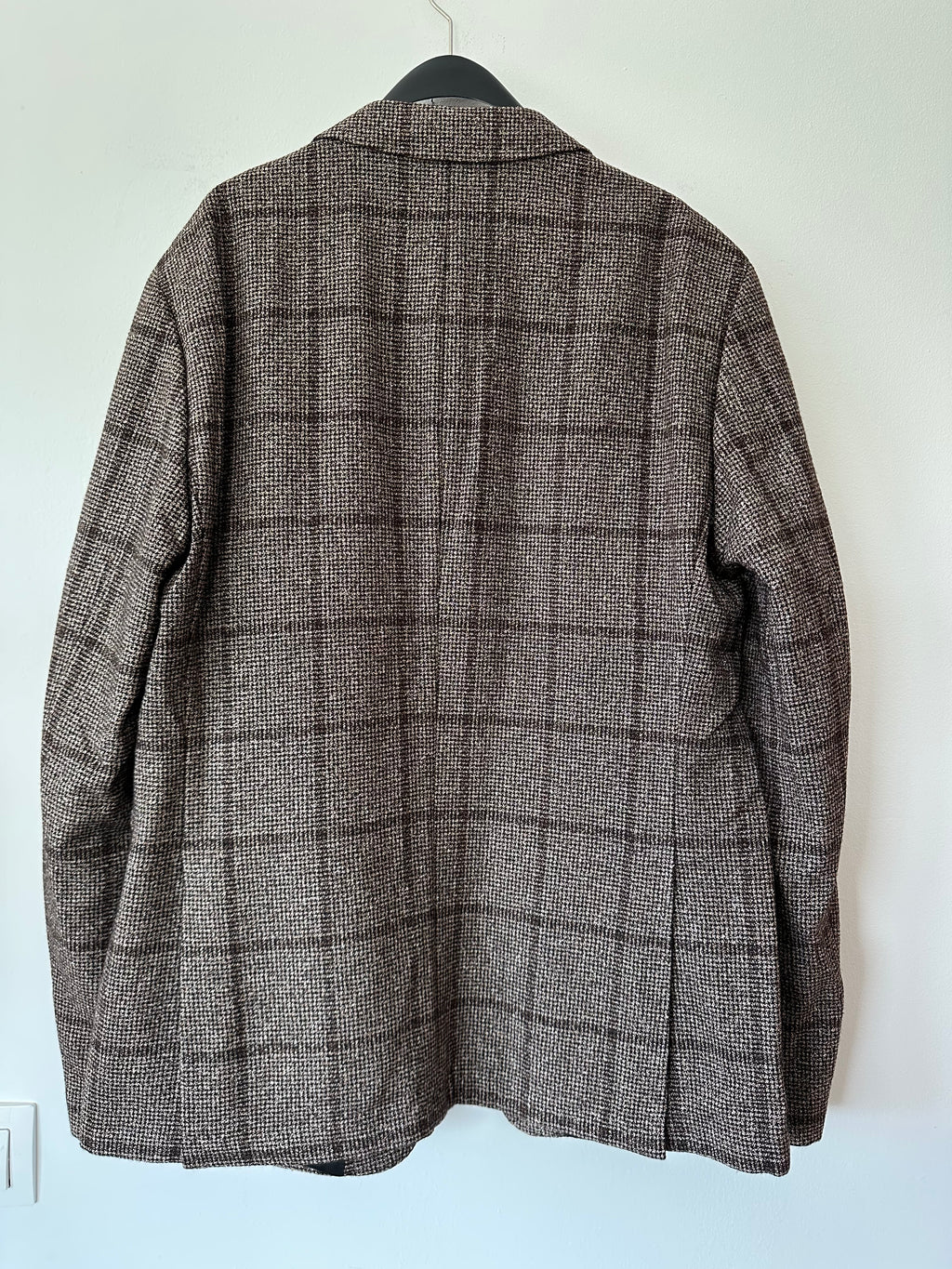 JOOP! Slim Fit Wool Blazer – Brown Plaid – Size 54 – Like New
