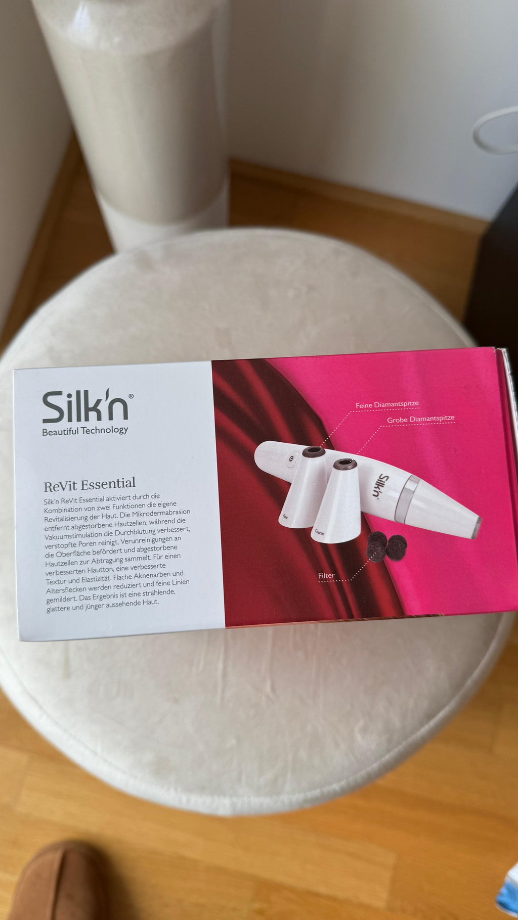 Silk’n ReVit Essential Microdermabrasion Diamantpeeling Weiß | Sehr Gut | Boxed