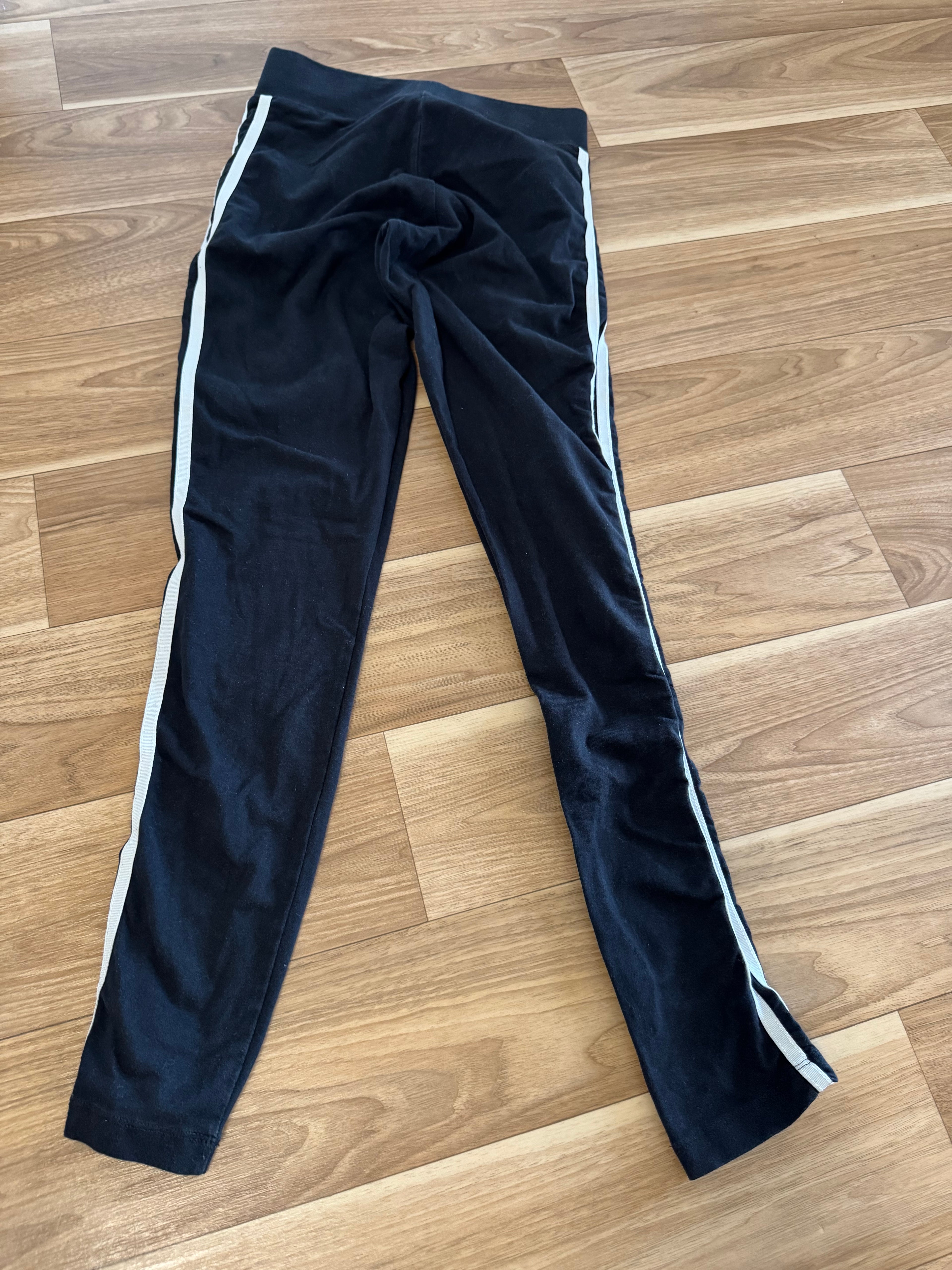 Adidas Originals 3-Stripes Leggings 36 S Schwarz/Weiß Zustand Gut
