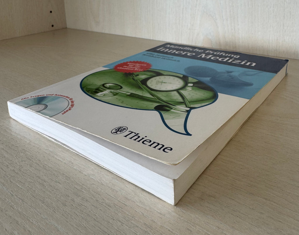 Thieme Oral Examination – Internal Medicine, 1st Ed., Paperback + DVD, Good