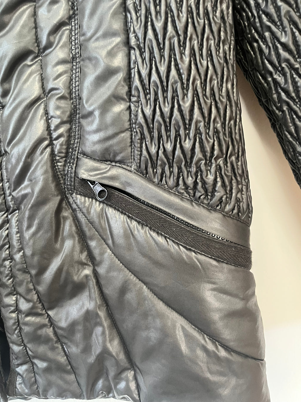 WINDFIELD COLLECTION Steppjacke Damen – Schwarz, Gr. 42, Guter Zustand