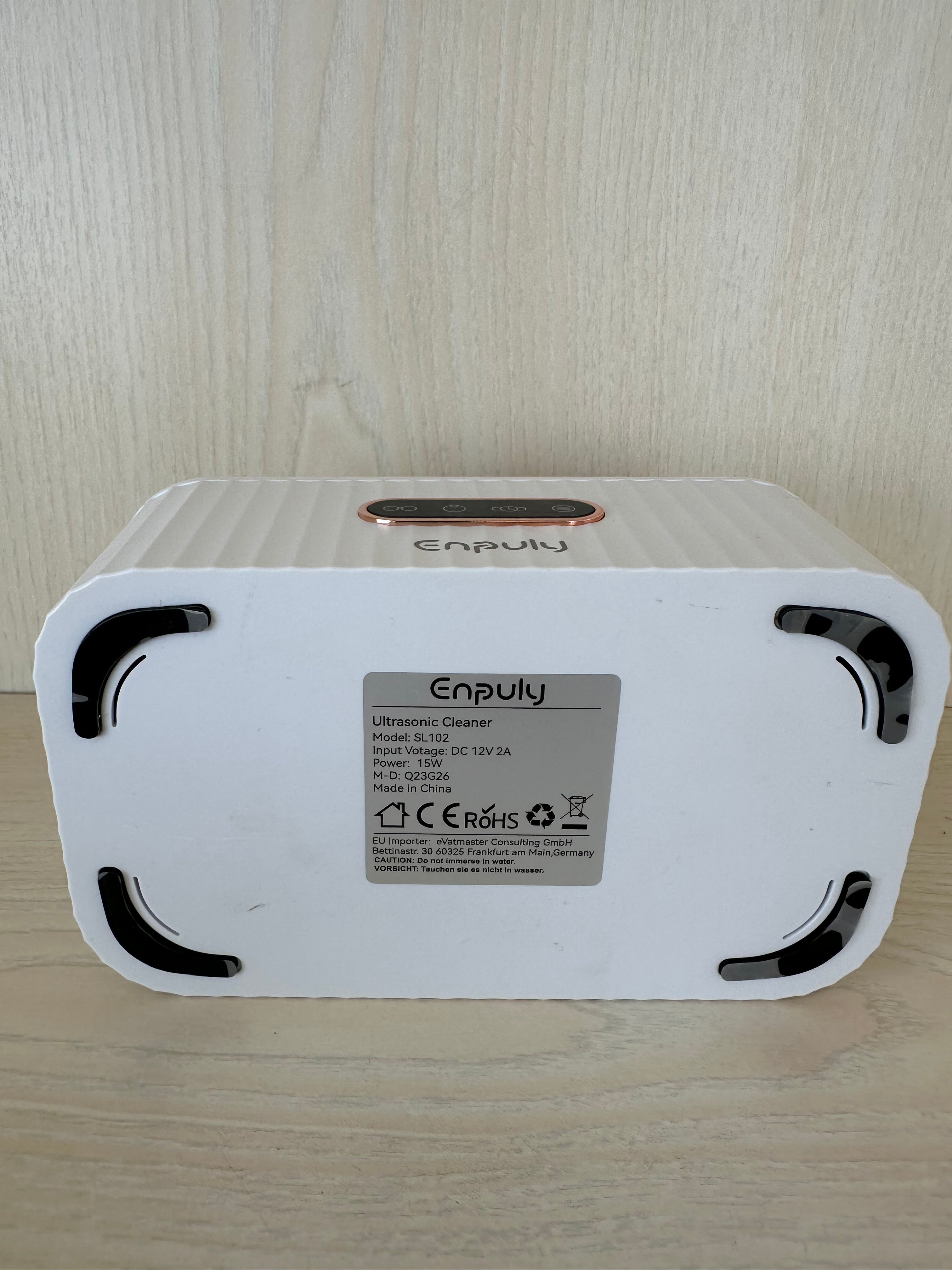 Enpuly SL102 Ultraschallreiniger 450ml 45kHz 15W Weiß, sehr guter Zustand