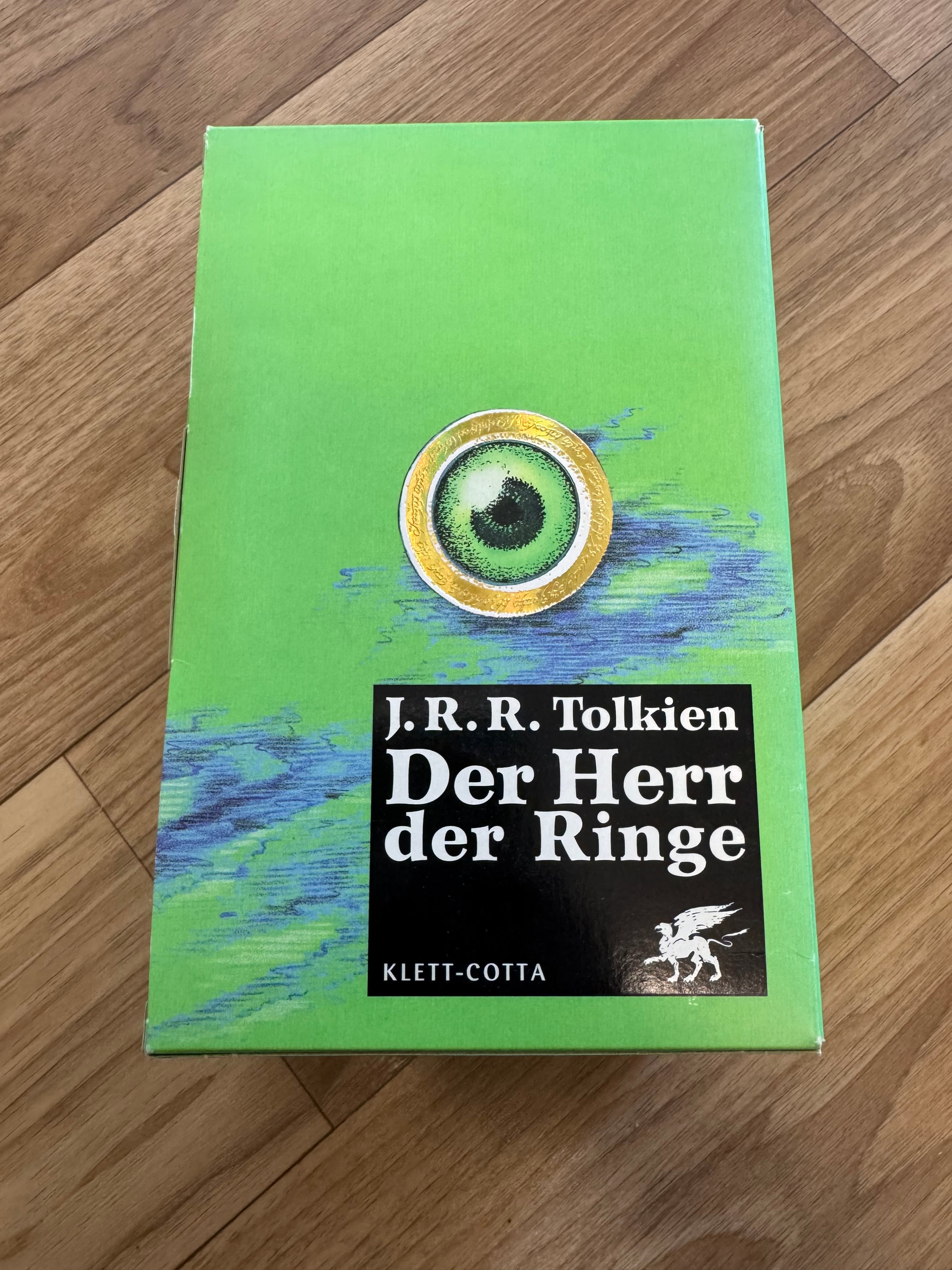 Der Herr der Ringe – 3-Bände Boxset (Klett-Cotta, Krege Übersetzung, sehr gut)