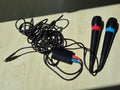 Sony SingStar Kabelmikrofone Paar mit USB-Konverter, Schwarz/Rot/Blau, Gut