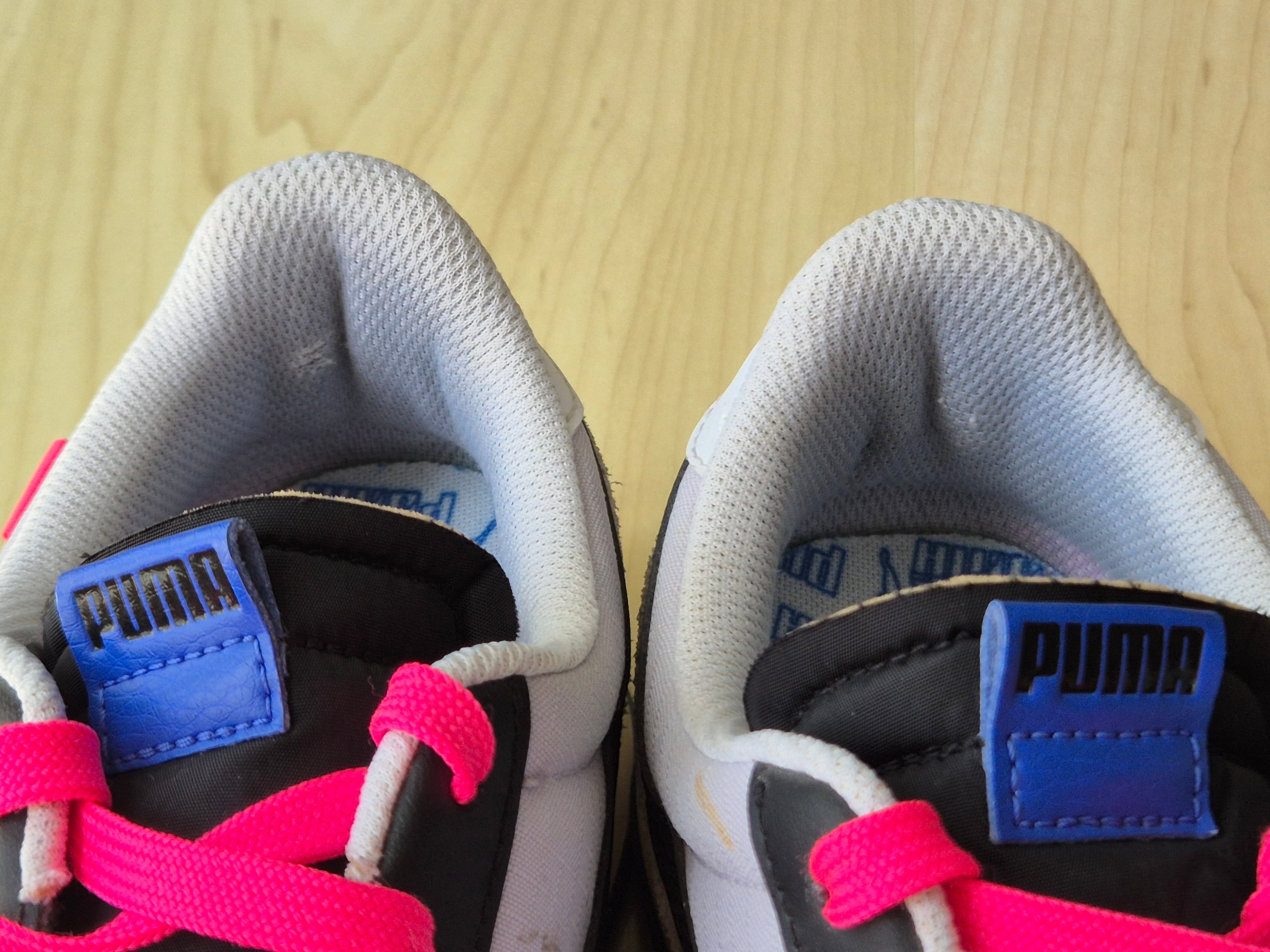 Puma Future Rider Play On Damen Sneaker EU 40 Weiß Grau Pink Zustand Mangelhaft