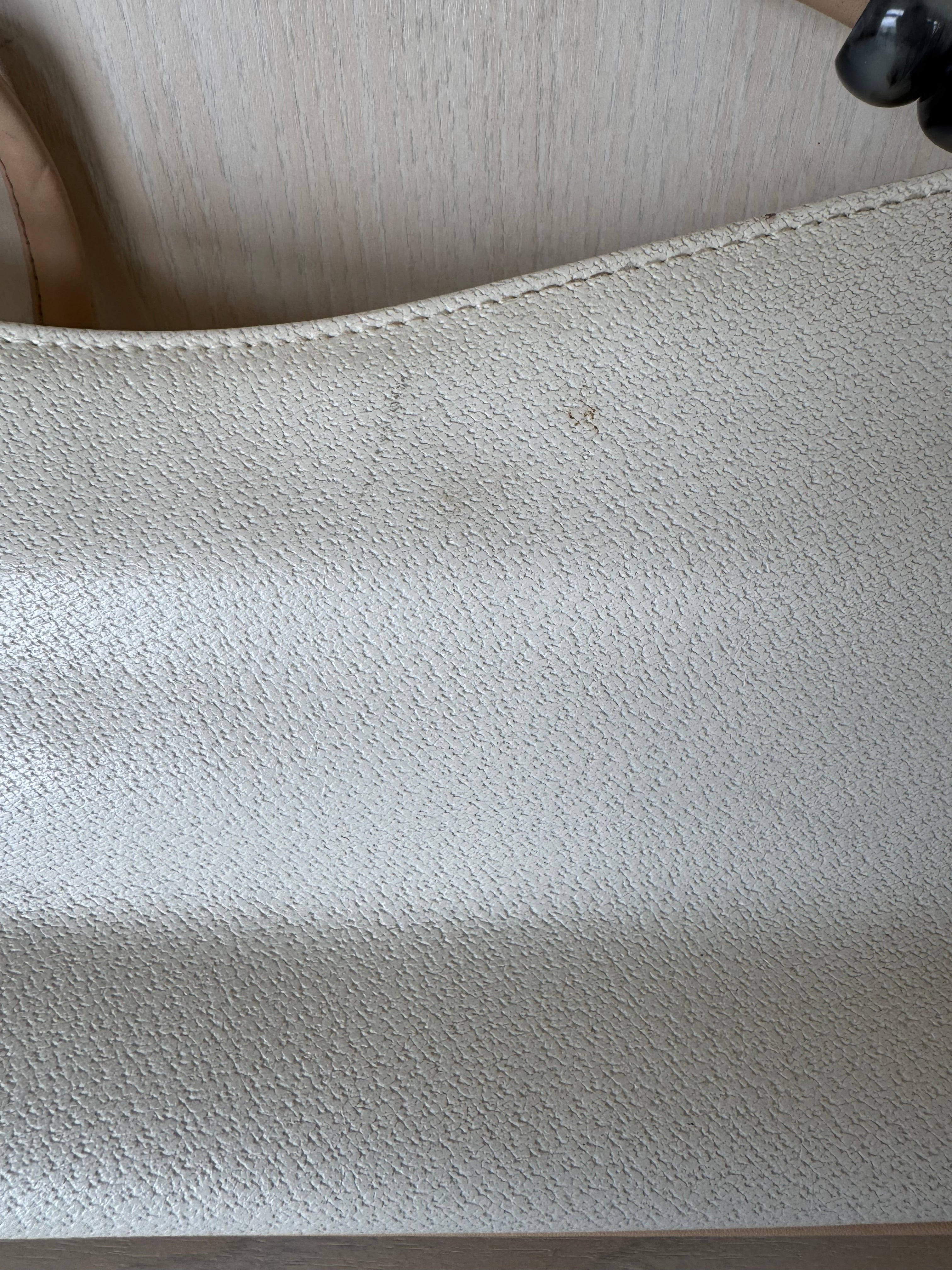 M.C Schultertasche – Synthetikleder, Elfenbein, Mittel, Gebraucht