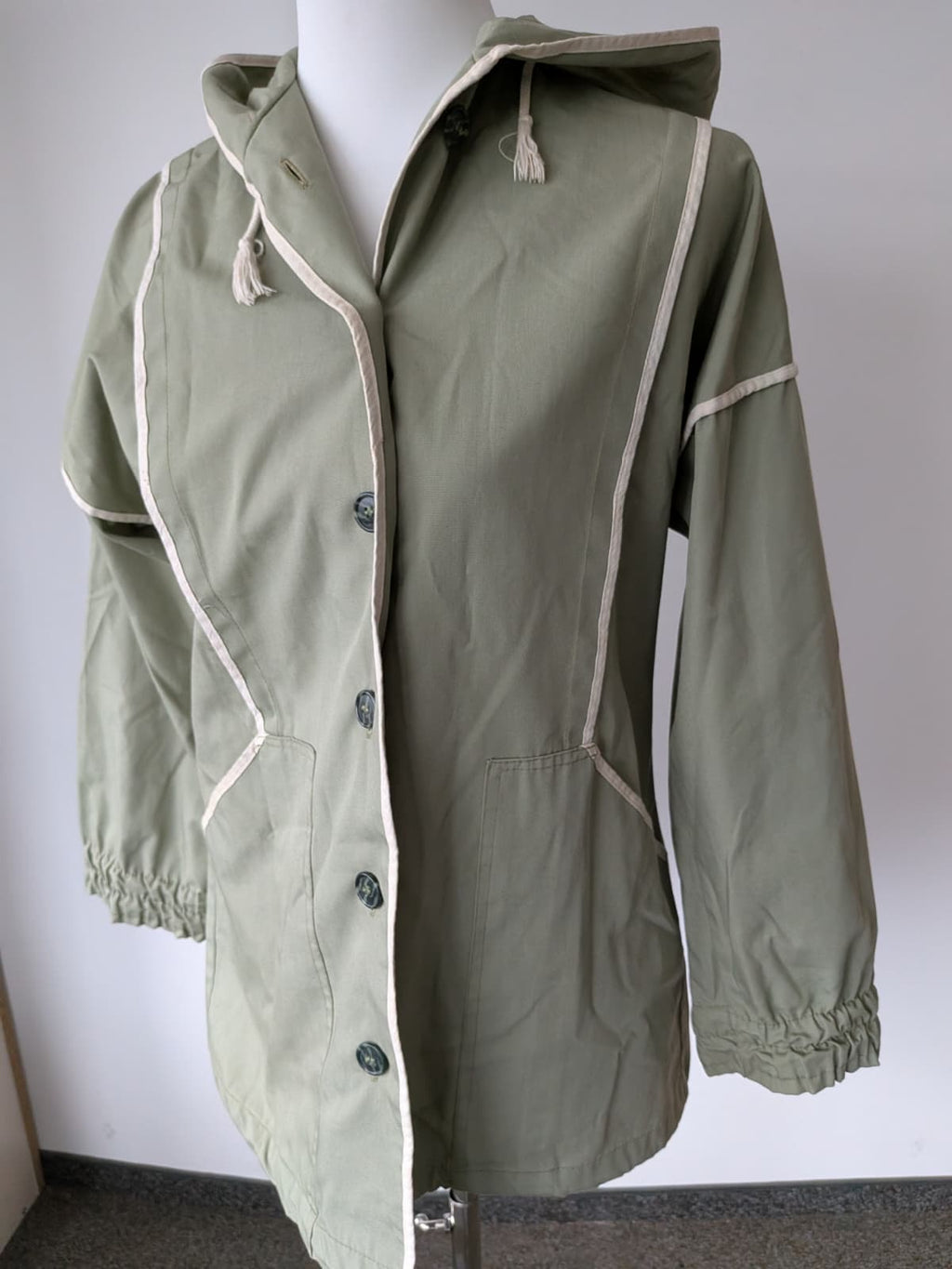 Danish Vintage Hooded Parka by Theilamac | Olive Green | Medium | Good Condition