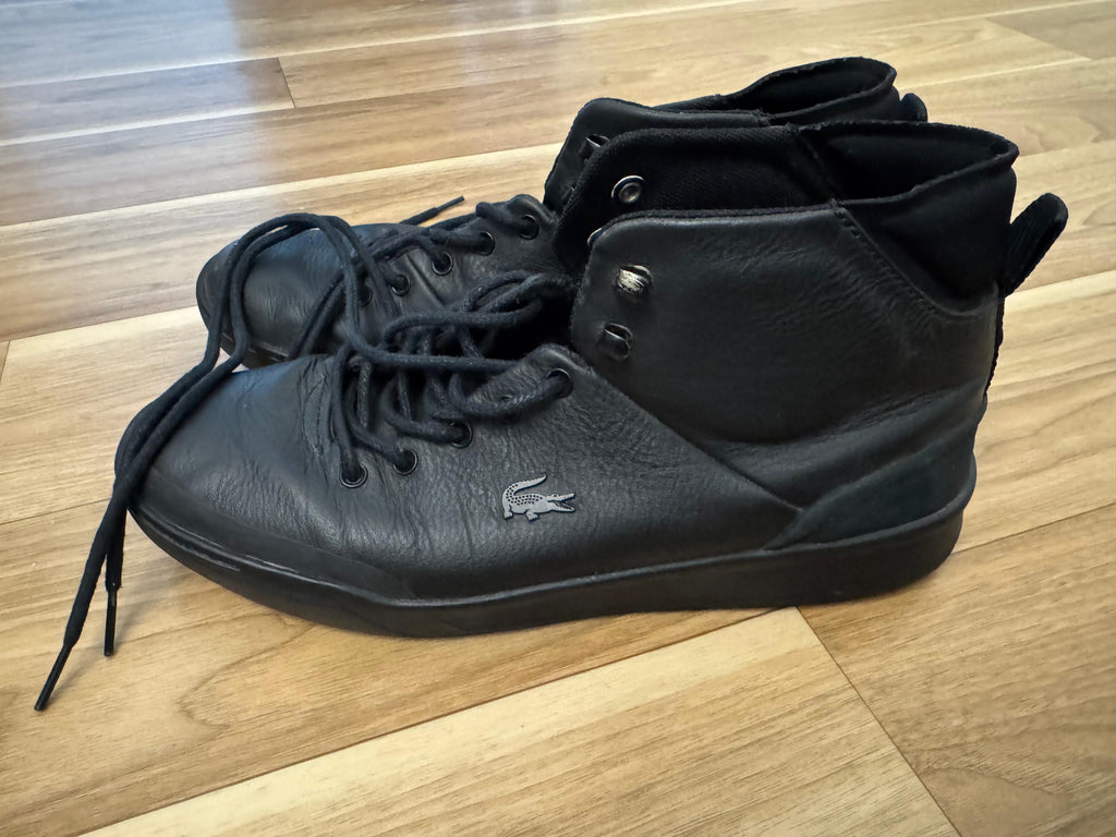 Lacoste Explorateur Classic 317 Leder Sneaker Schwarz EU 42 Sehr Gut