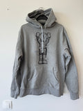 KAWS:Holiday United Kingdom Hoodie Grey – Size M – Good Condition
