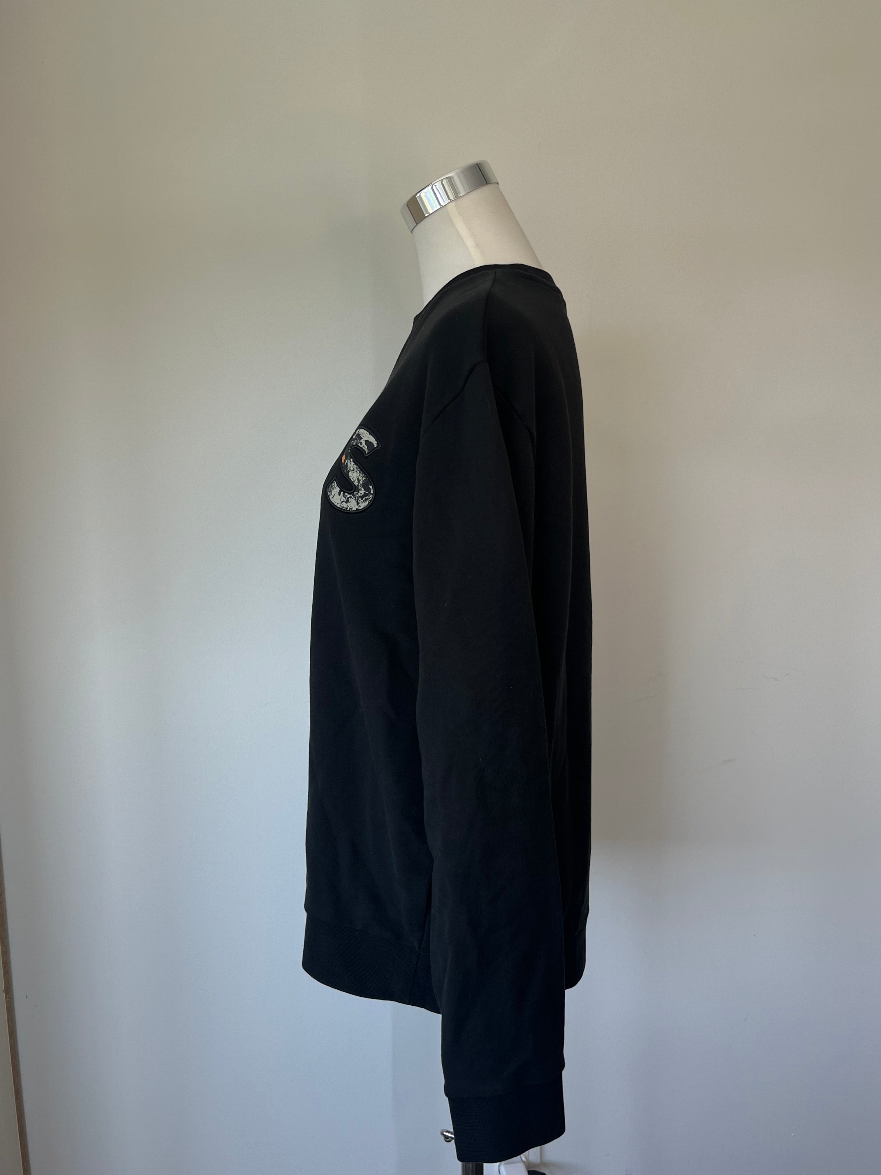 BOSS Logo Sweatshirt | Größe L | Schwarz | Orange Label | Guter Zustand