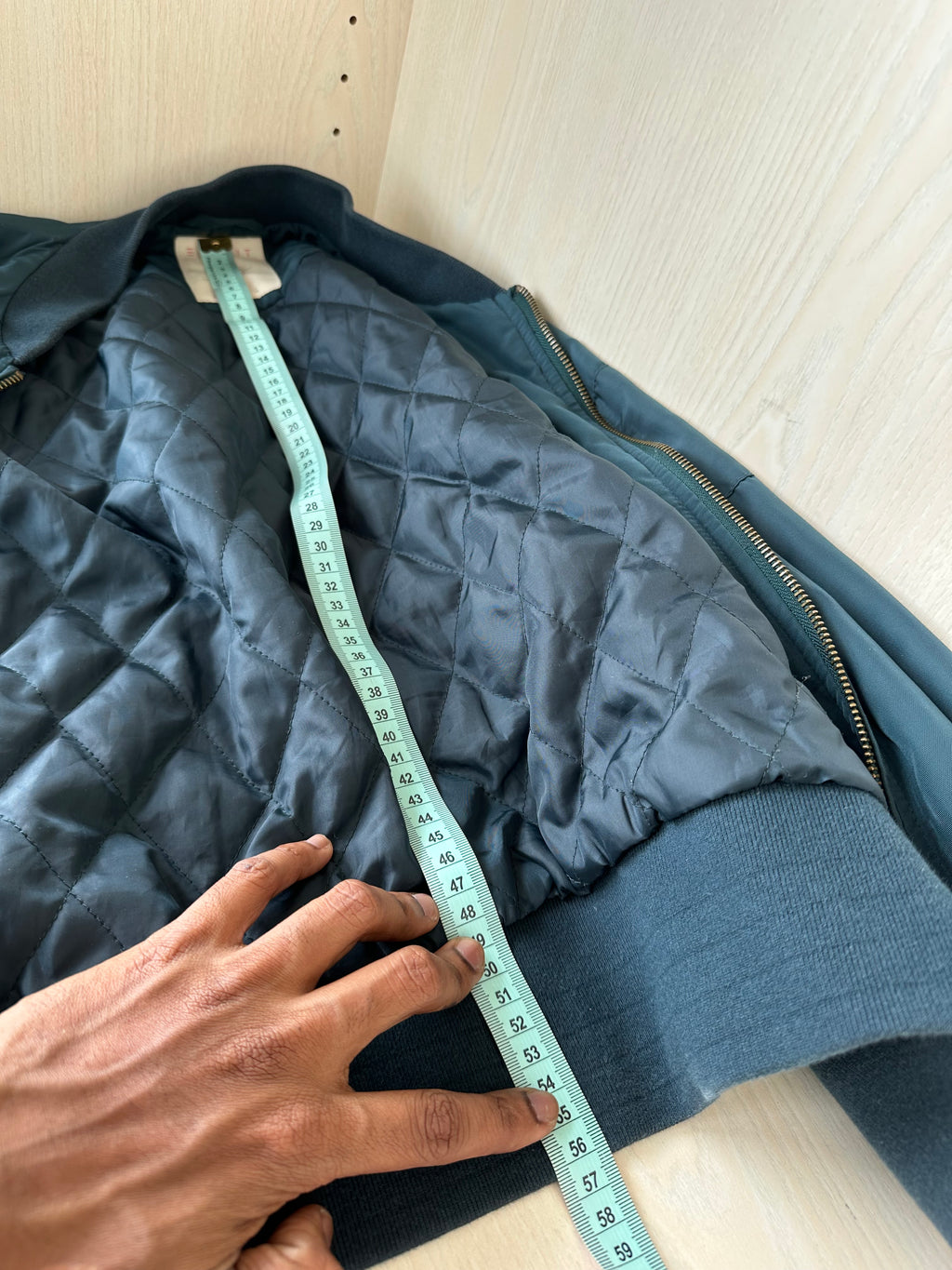 Esprit Damen Bomberjacke EU 36 – MA-1 Nylon Navy, guter Zustand