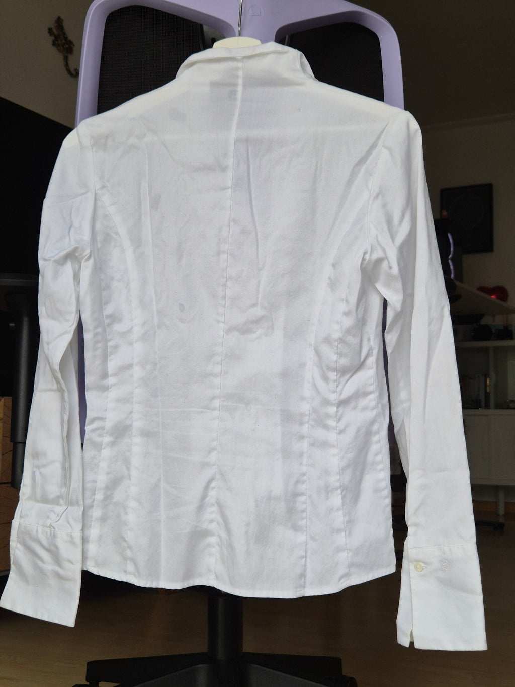 Van Laack ALICE-N Women’s Blouse, White, Size 34, Poor Condition