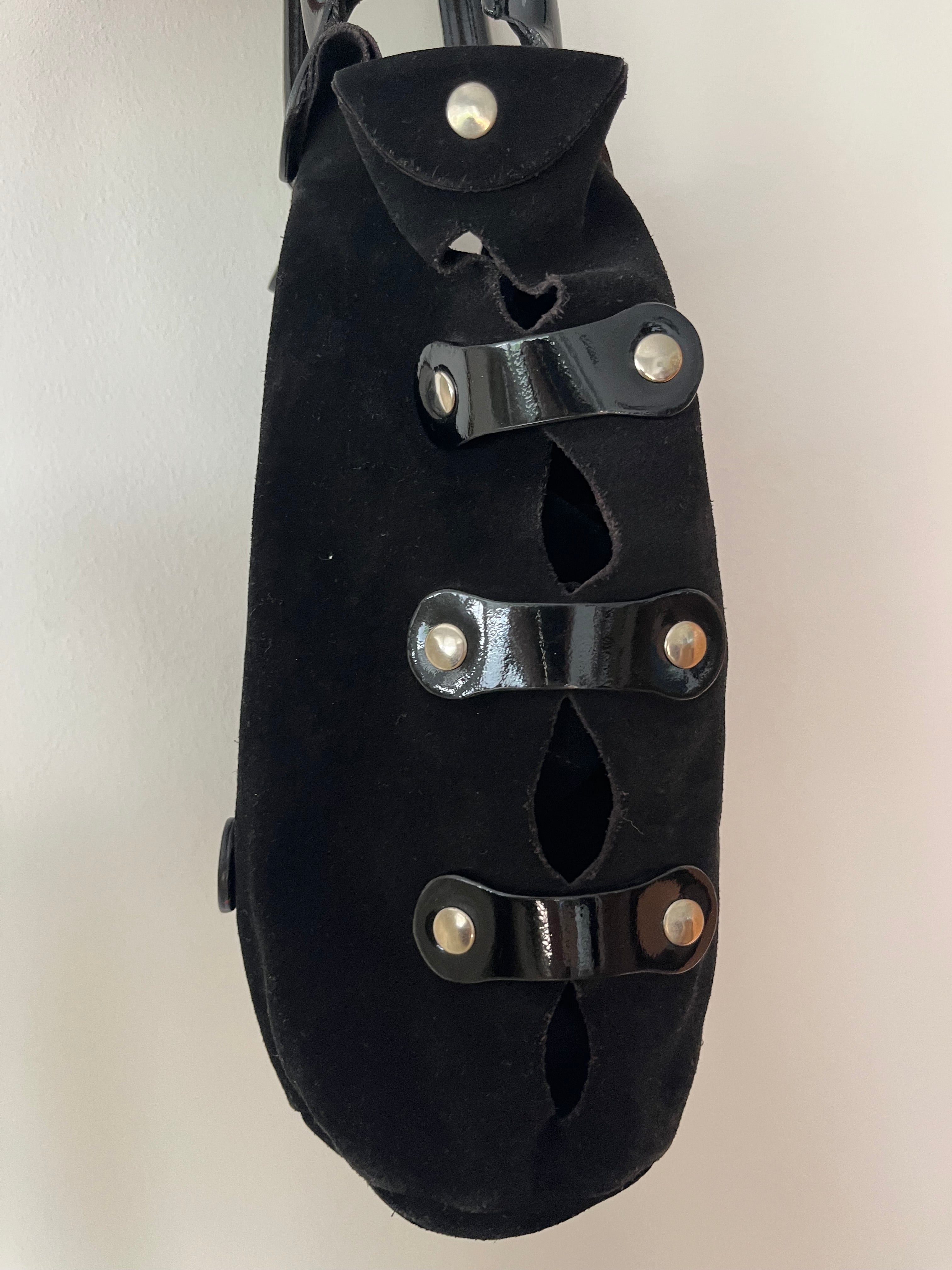 Original D&G „Bondage“ Wildleder Handtasche, 26x22cm, guter Zustand