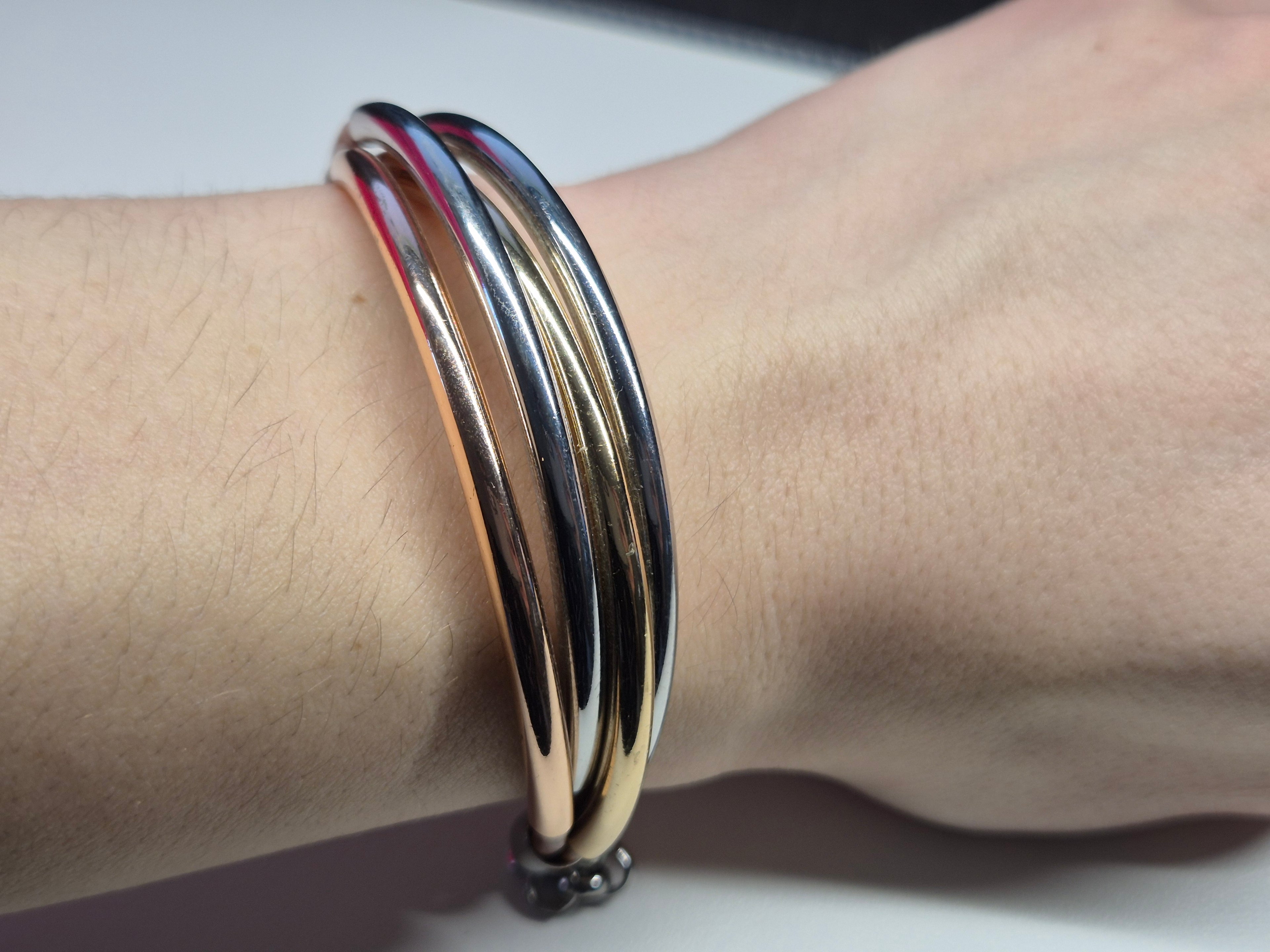 Fossil Lederarmband braun/gold, verstellbar, sehr guter Zustand