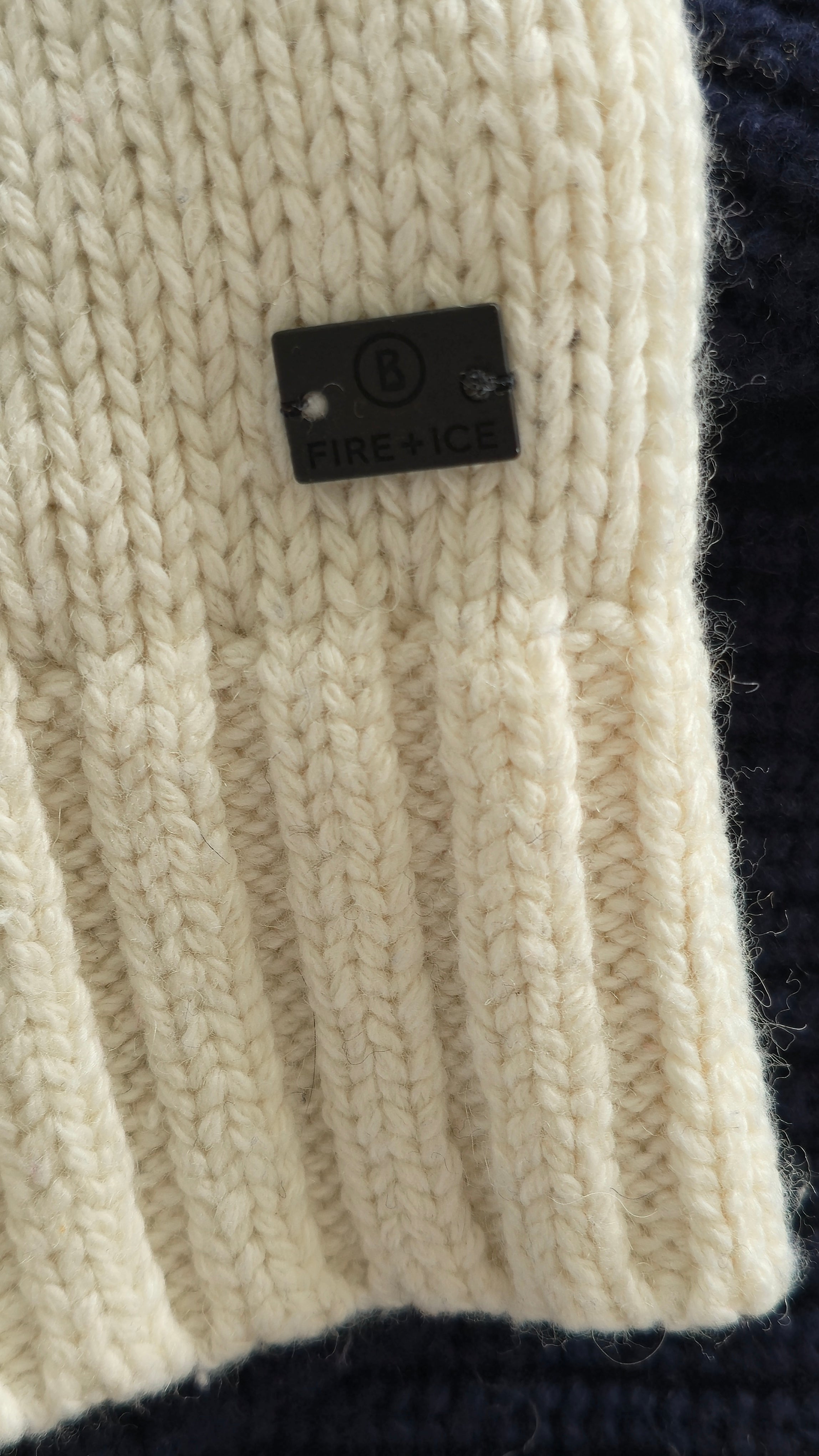 Bogner Fire + Ice Annina Rollkragenpullover, Wollmix, Grau/Marine, Gr. M, Top