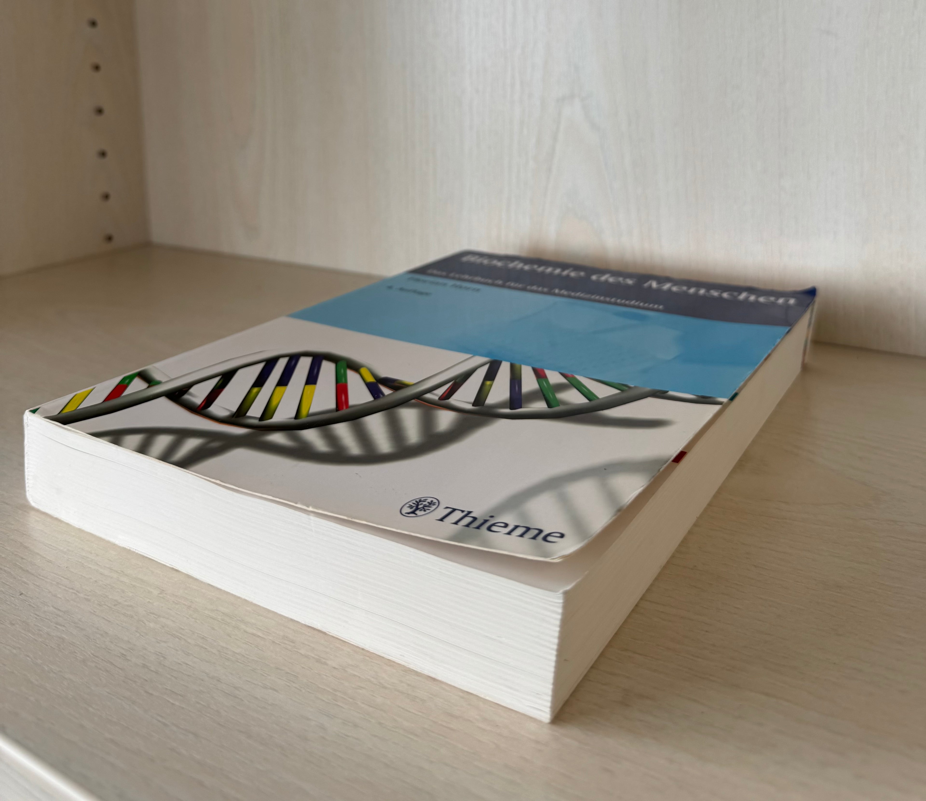 Biochemie des Menschen (Thieme) – 4. Auflage, Deutsch, guter Zustand