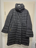 Moncler Flammette Down Coat – Black, Size M, Good Condition