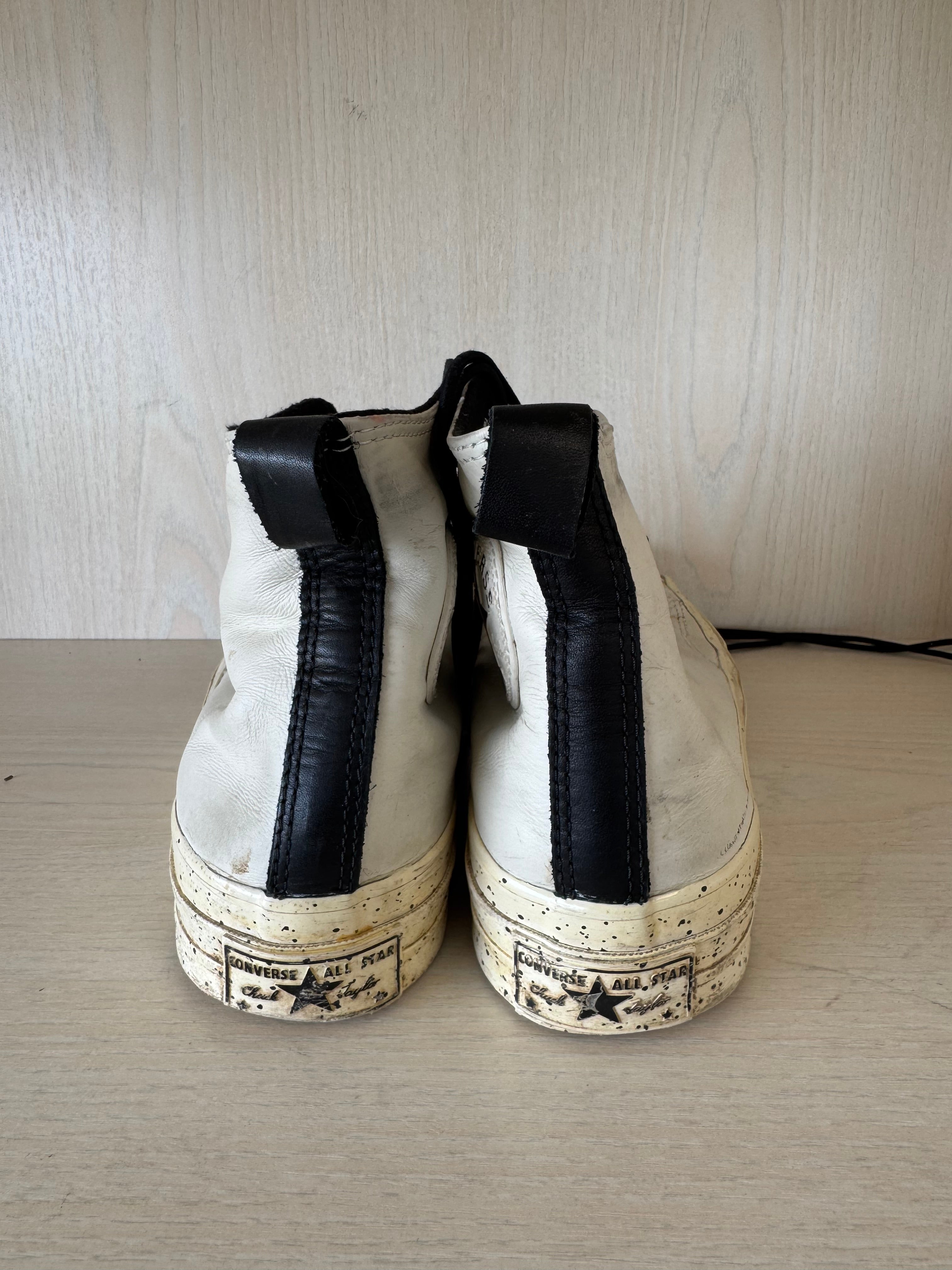 Converse Chuck 70 Twisted Resort Leder Offwhite/Schwarz EU 39 Gebraucht