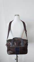 Rover & Lakes Leder Aktentasche – Dunkelbraun, Sehr Guter Zustand, 40x30x9cm