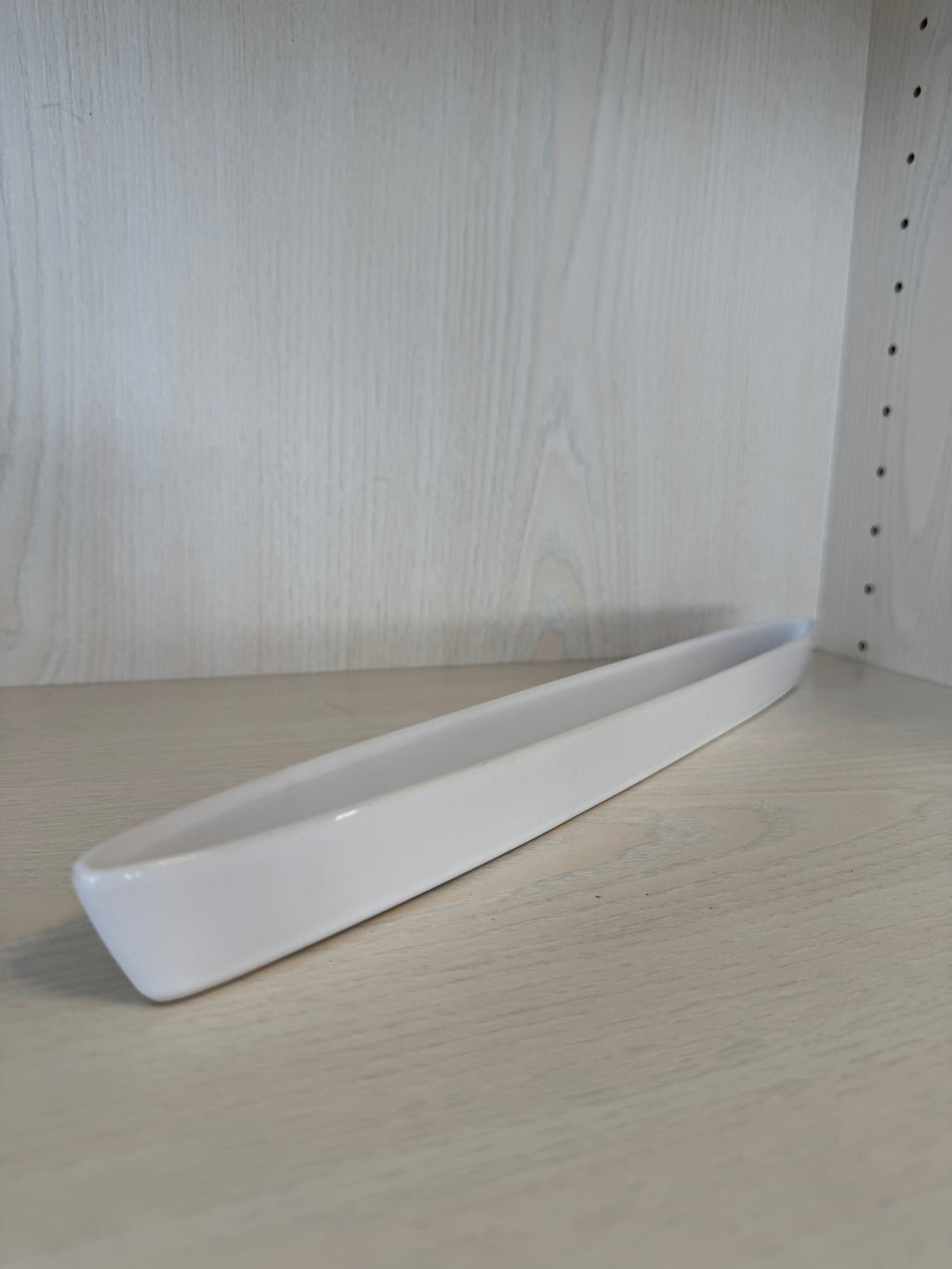 ASA Selection Servierplatte Porzellan Weiß 40 cm schlank – sehr guter Zustand