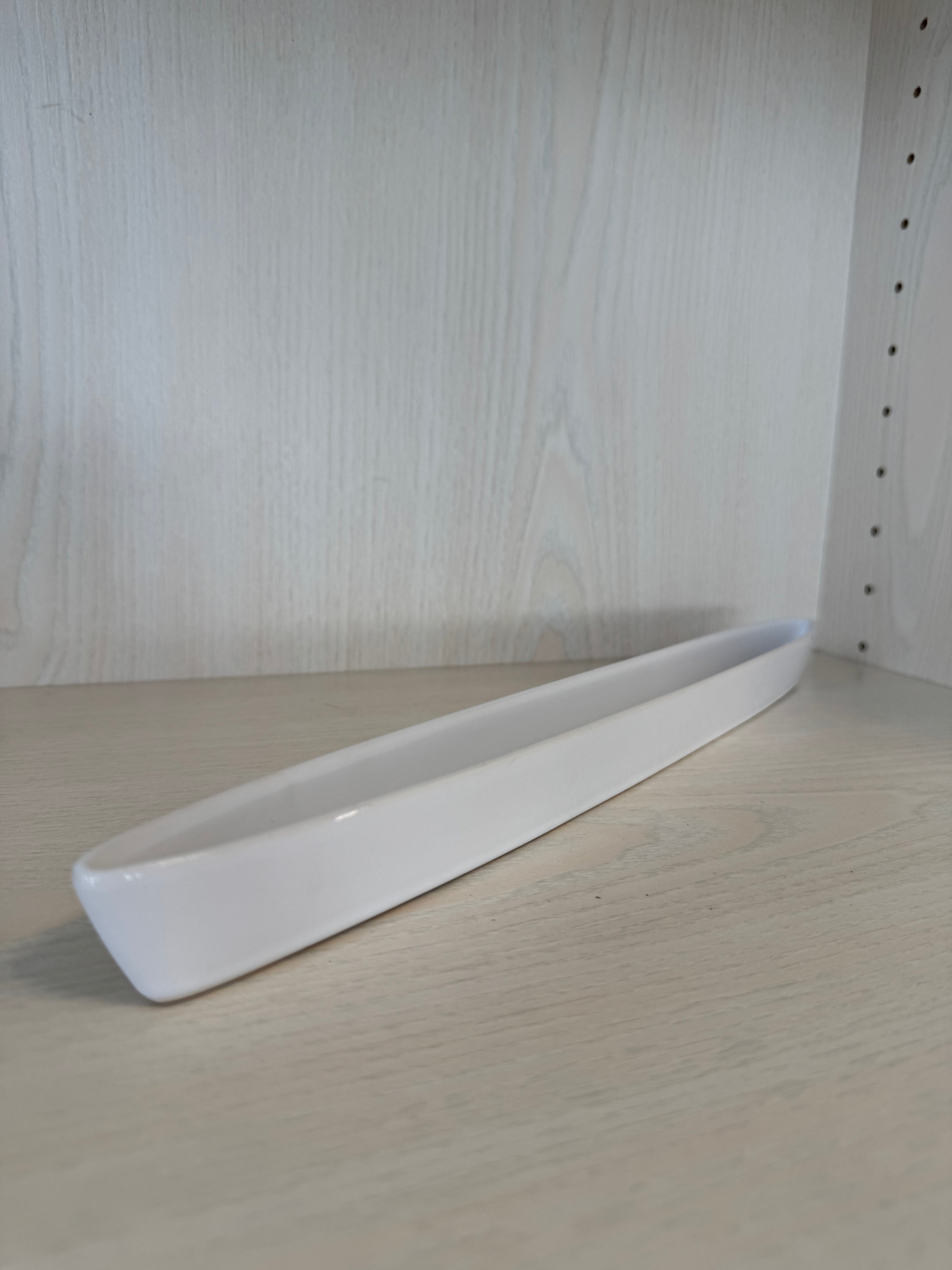 ASA Selection Servierplatte Porzellan Weiß 40 cm schlank – sehr guter Zustand