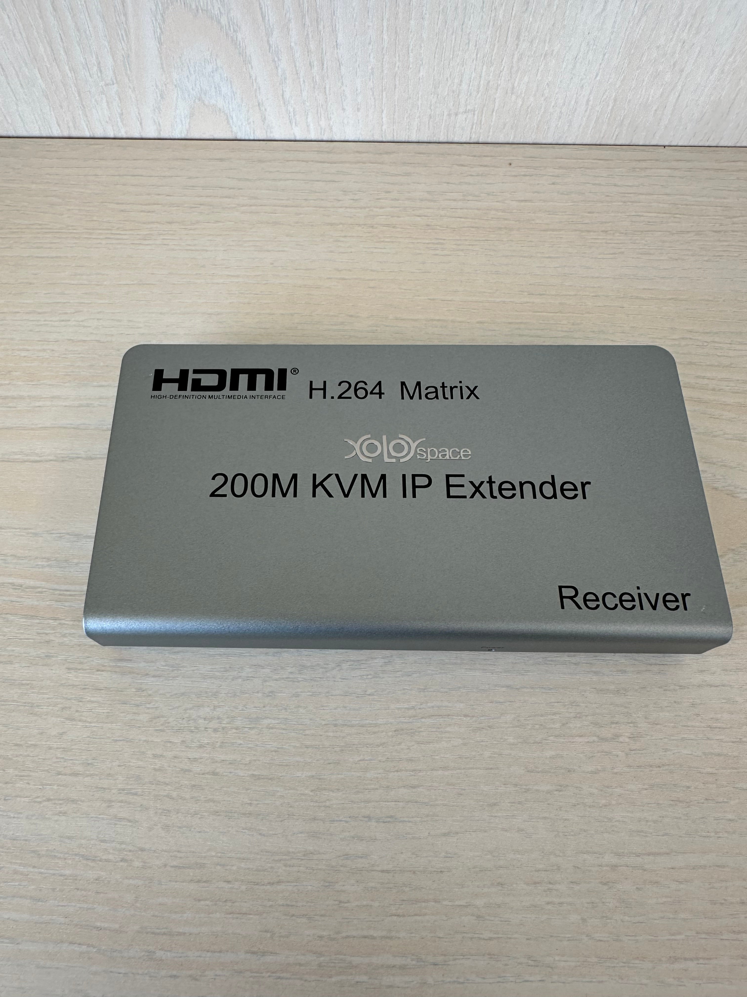 XOLORspace EX200M-K HDMI-over-IP KVM Extender Kit 200m Silber Wie Neu