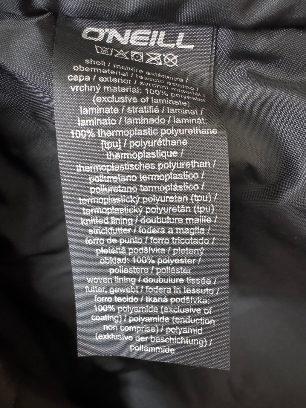 O’Neill Damen Ski-/Snowboardjacke S, Schwarz/Rot, Sehr Gut