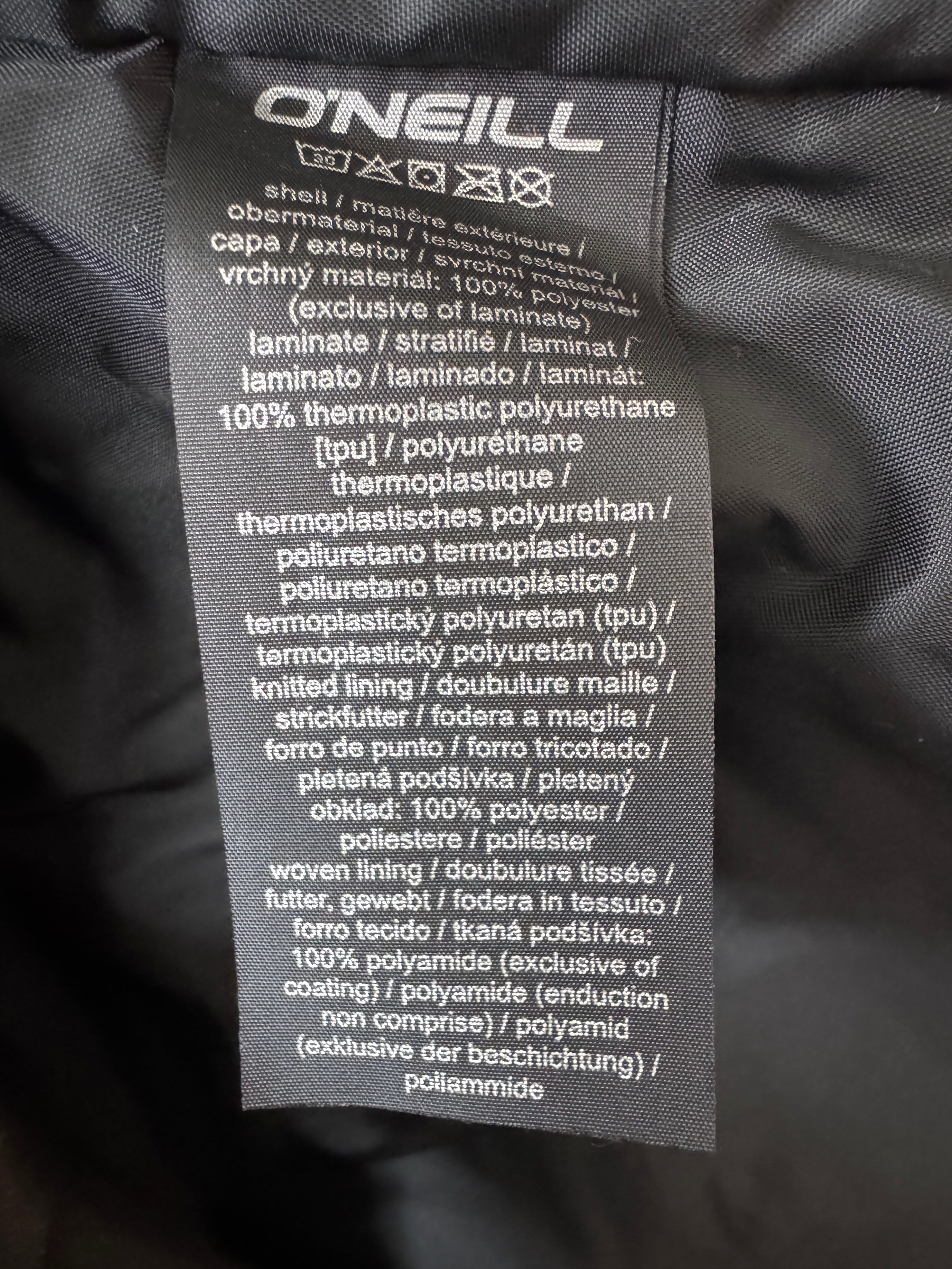 O’Neill Damen Ski-/Snowboardjacke S, Schwarz/Rot, Sehr Gut