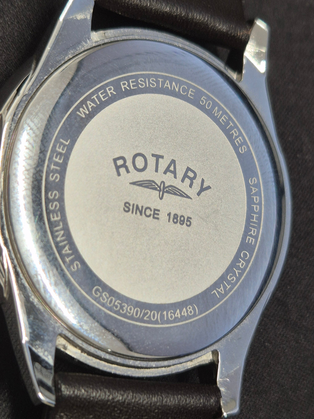 Rotary Cambridge Automatik 42mm Edelstahl Grau Ref. GS05390/20 Sehr Gut
