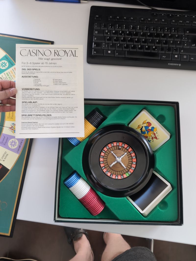 Parker Casino Royal – Wer wagt, gewinnt! Brettspiel – Deutsch, guter Zustand