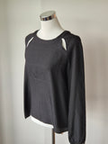 Rich & Royal Blouse 1708-706 – Black, Size 38, Very Good Condition