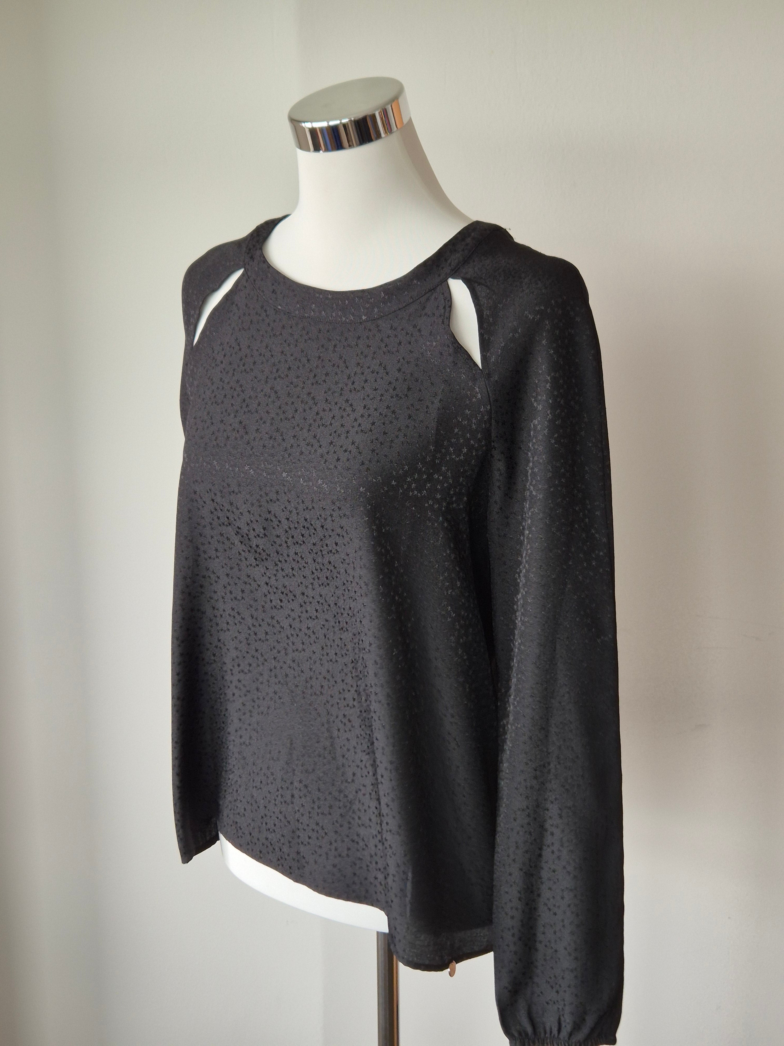 Rich & Royal Blouse 1708-706 – Black, Size 38, Very Good Condition