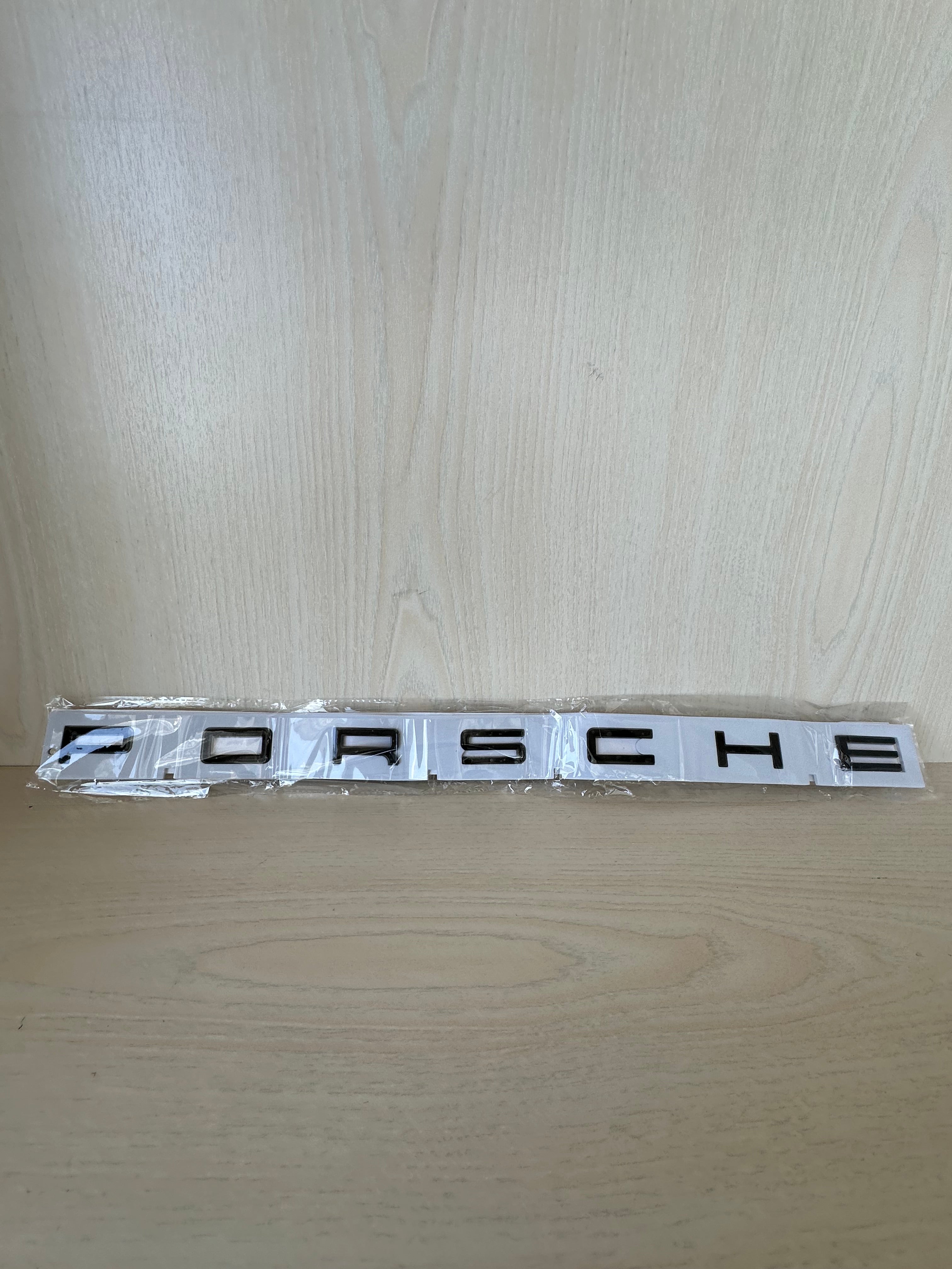 Porsche 991.2 GT3/GT3 RS Heckemblem Badge Kit Schwarz Neu OEM 99104480380041