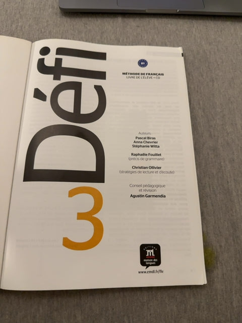 Défi 3 – Französisch Methode | Schülerbuch + Audio-CD | B1 | Sehr guter Zustand