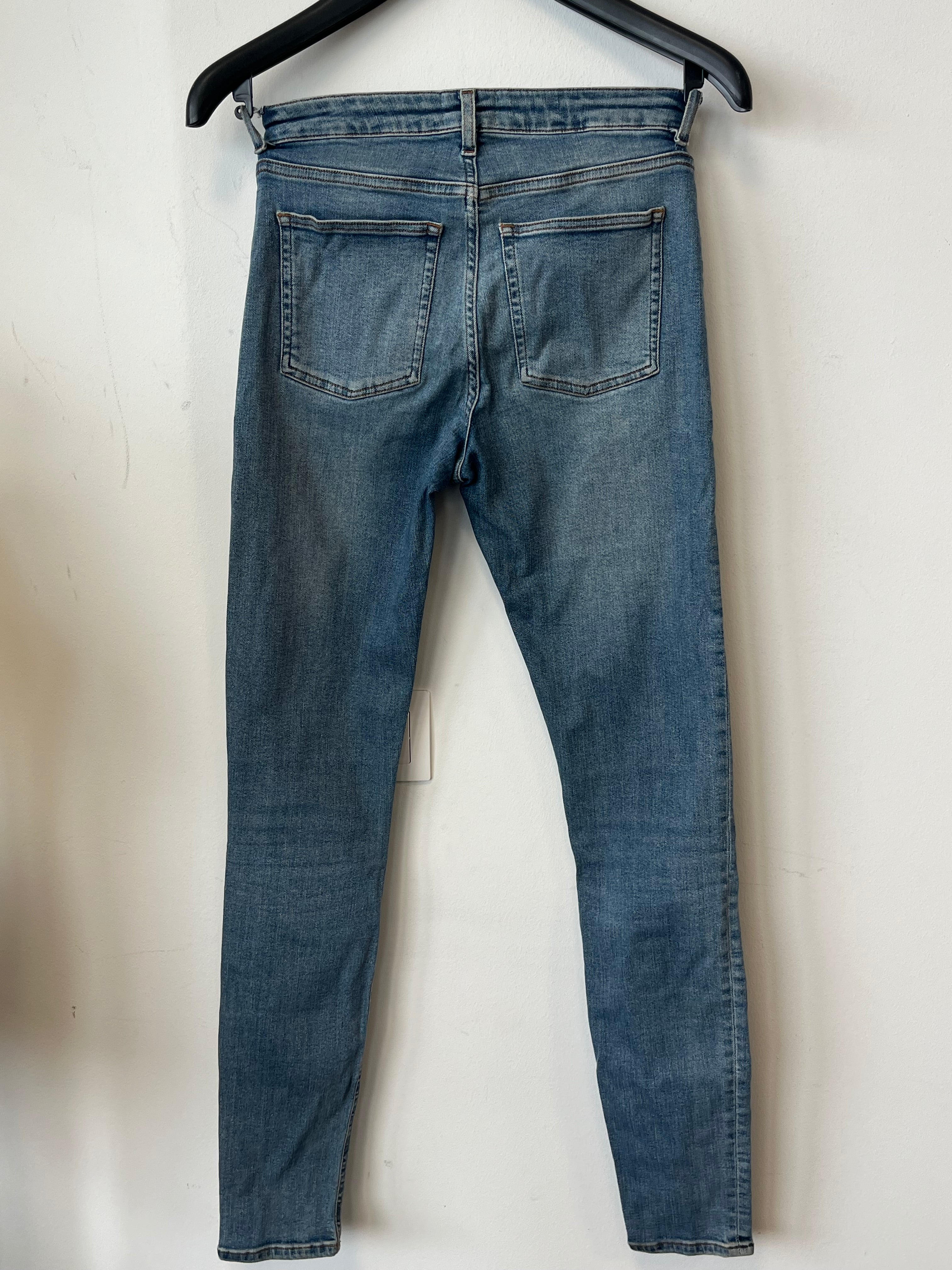 Acne Studios Skin 5 Mid VTG Damen Skinny Jeans Hellblau W26 L34, guter Zustand