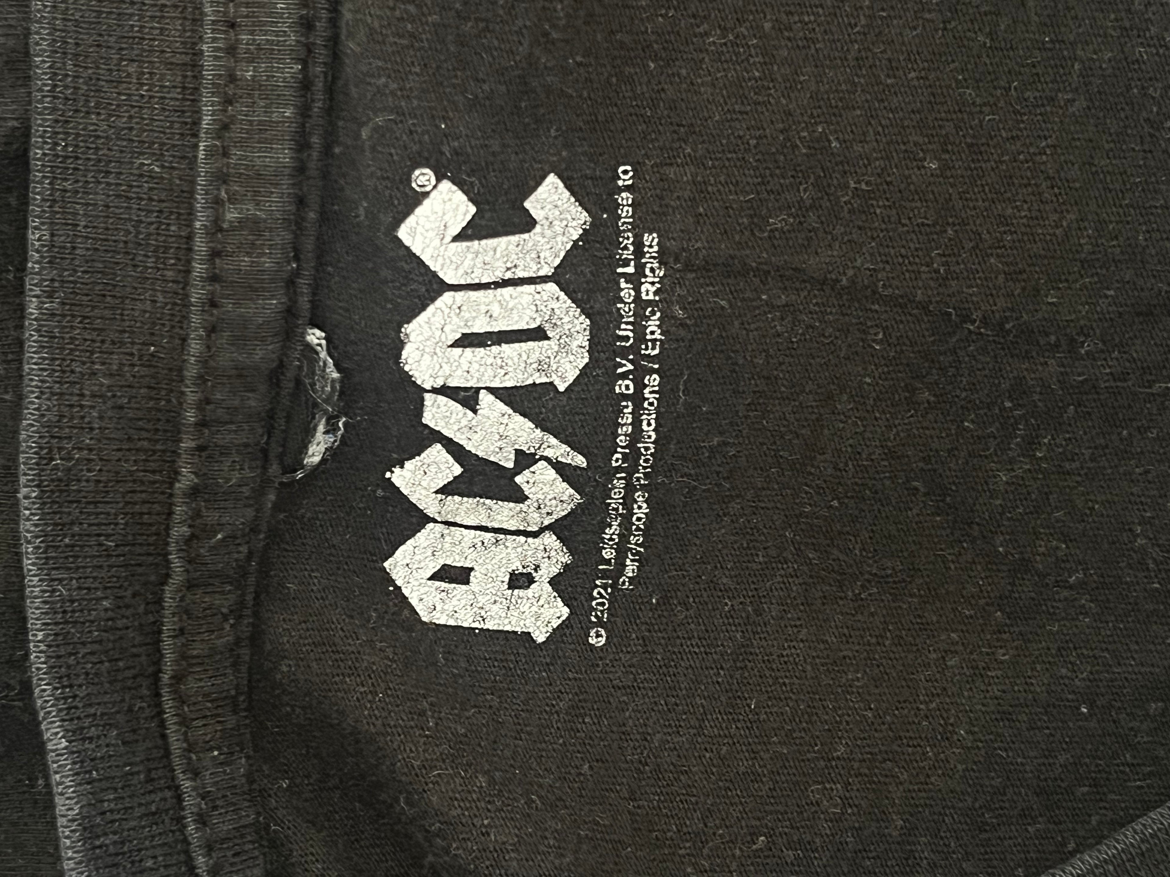 AC/DC “Back in Black” T-Shirt | Größe M | Schwarz | Sehr guter Zustand