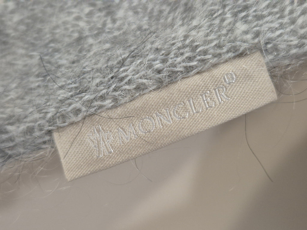 Moncler Tricot Girocollo Pullover Light Gray S Sehr Gut