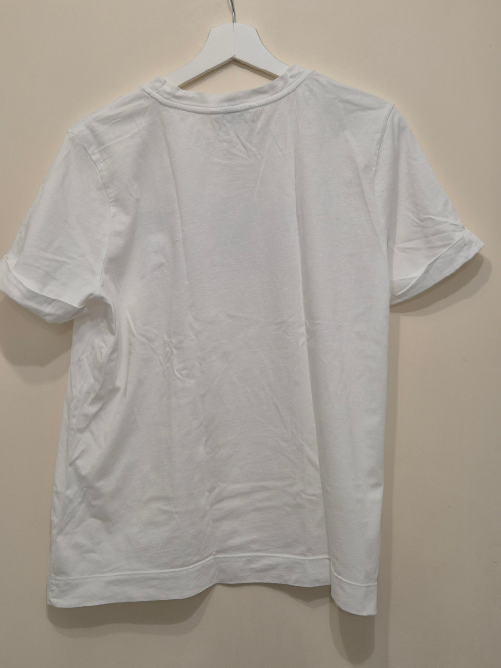 Tommy Hilfiger T-Shirt – L, Weiß, Strass-Logo, Gut