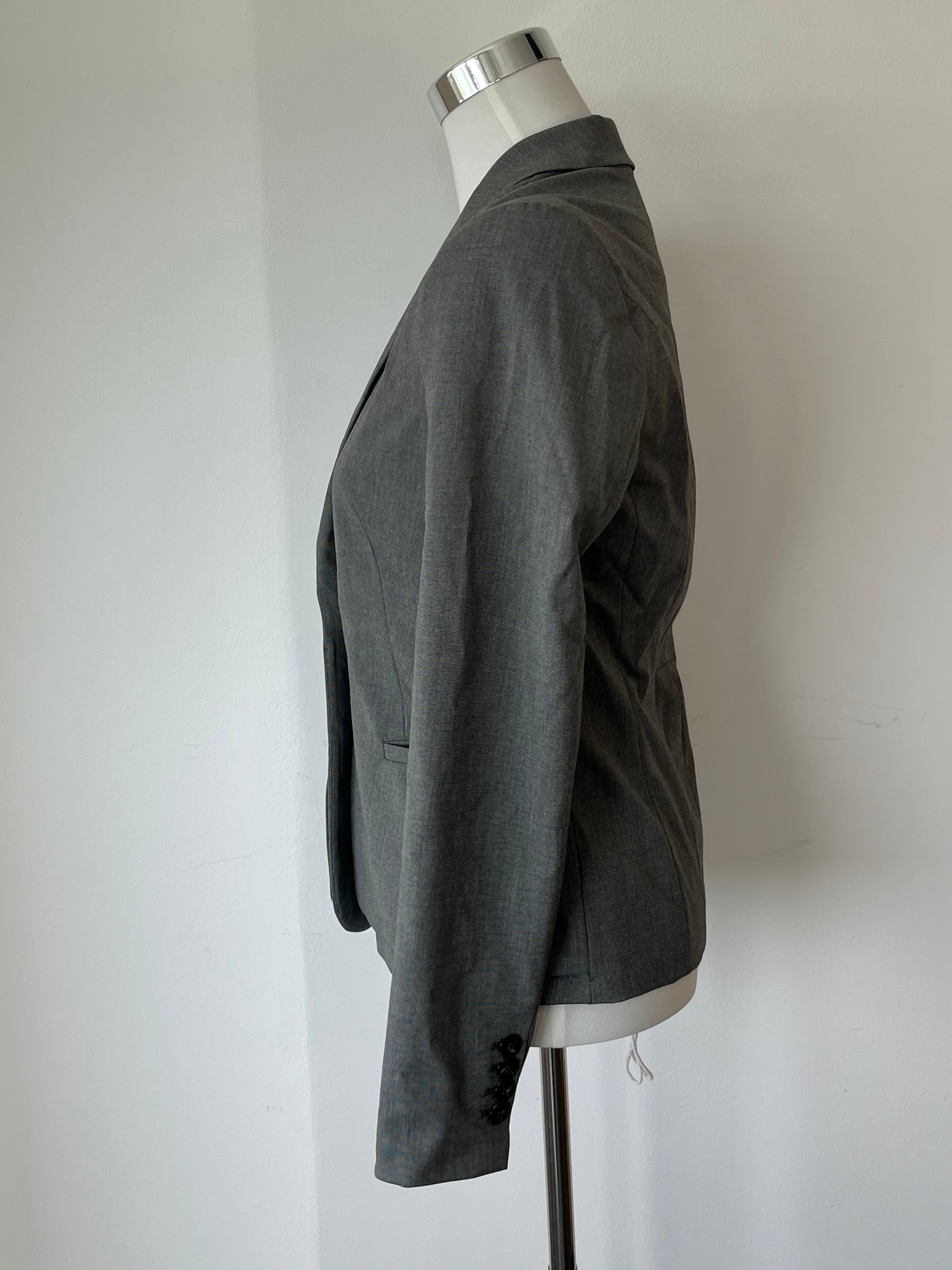 Mexx Metropolitan Women’s Blazer | Size M | Grey | Wool Blend | Very Good