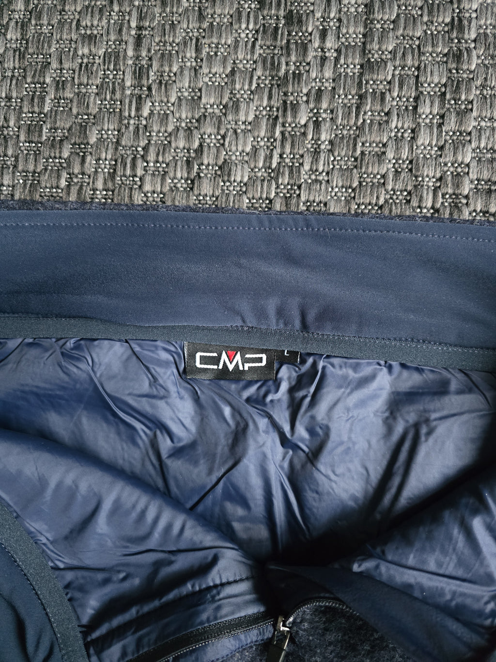 CMP Wooltech Outdoor Rock L – Wollmix, Navy Blue, sehr guter Zustand
