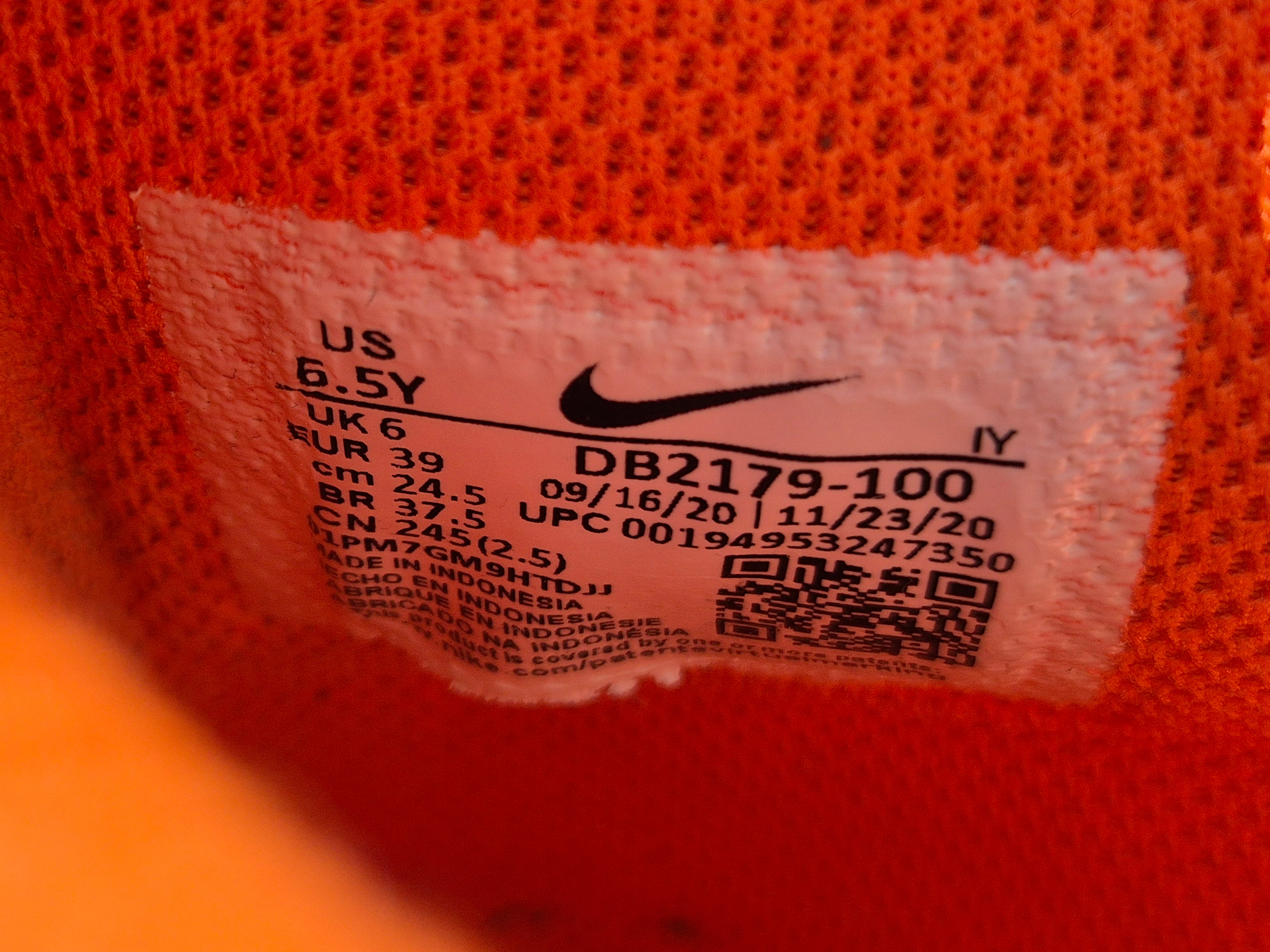 Nike Dunk High Syracuse – Gr. 39 – Orange/Weiß – guter Zustand