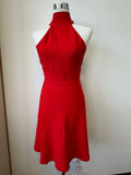 Marciano Los Angeles High-Neck Kleid XS Rot, Gebraucht