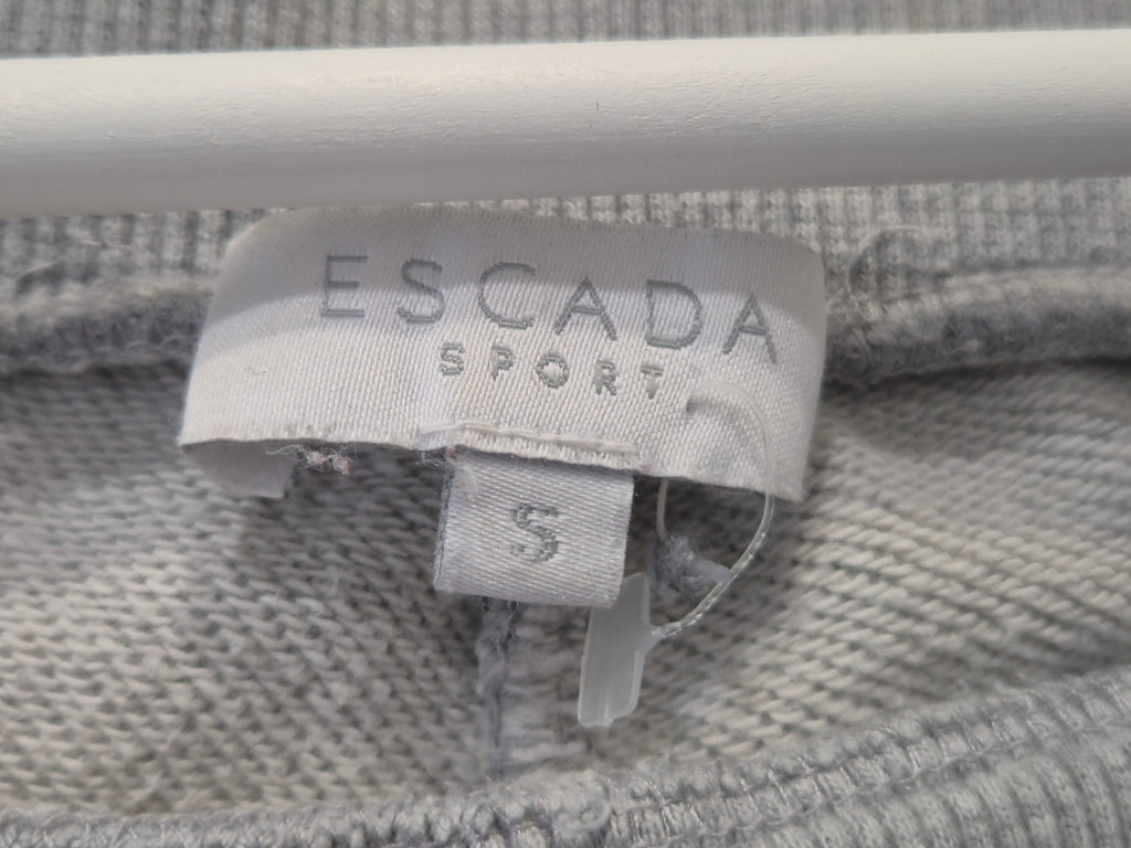 Escada Sport Jogginghose, S, grau, Blumenstickerei, guter Zustand