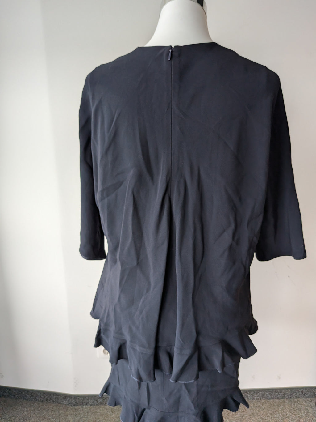 Stella McCartney Frill Hem Dark Blue Dress IT 38 – Very Good